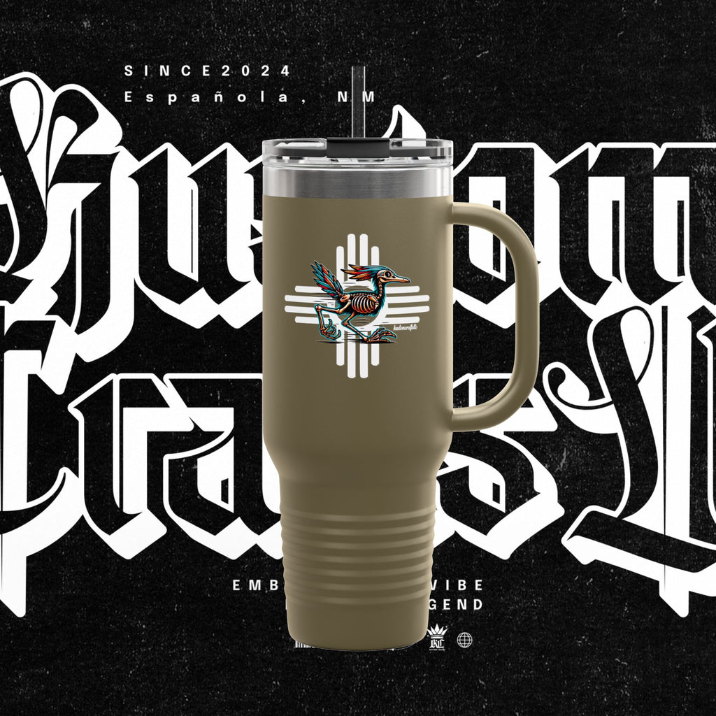 New Mexico Roadrunner - Insulated Travel Mug