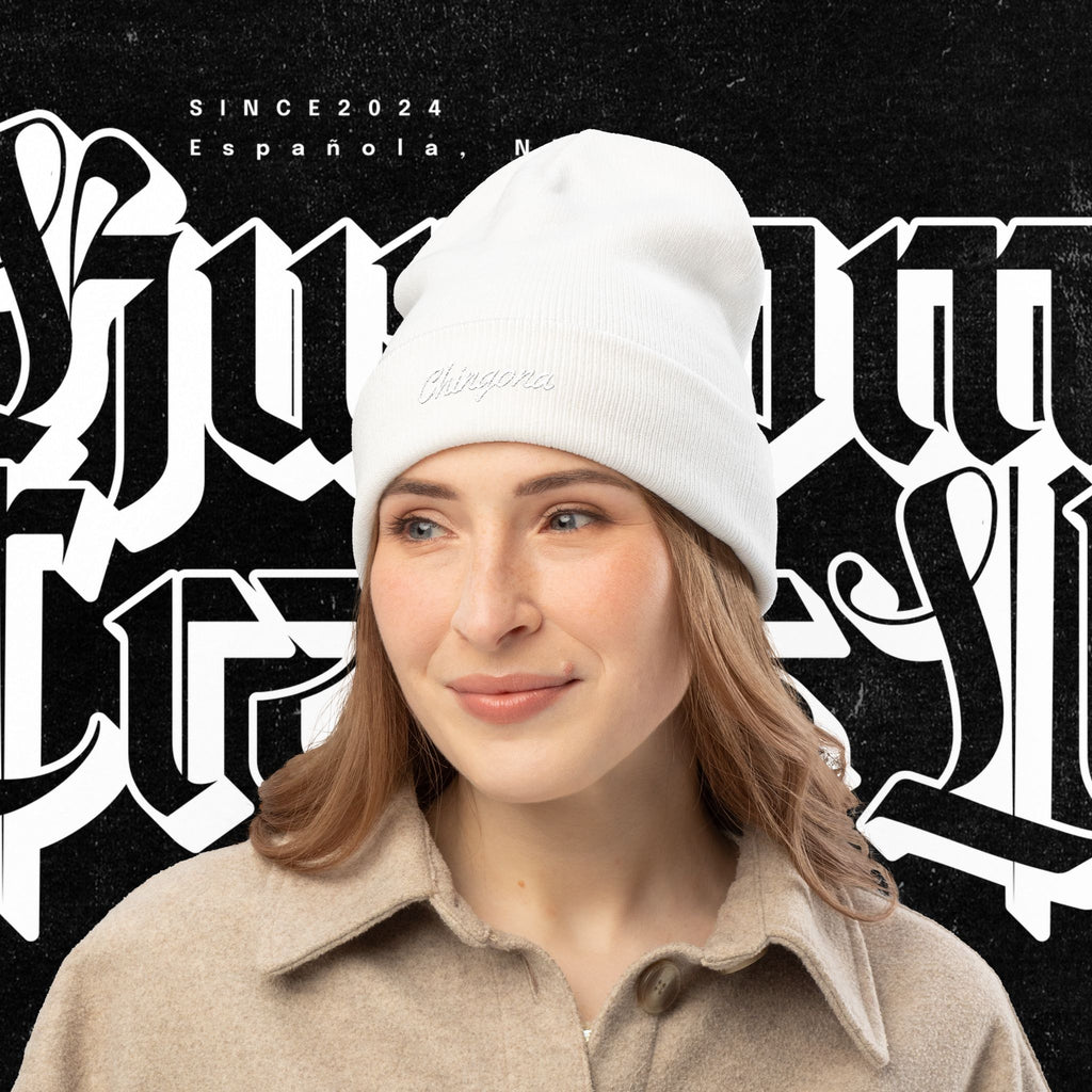 Chingona - Embroidery Beanie
