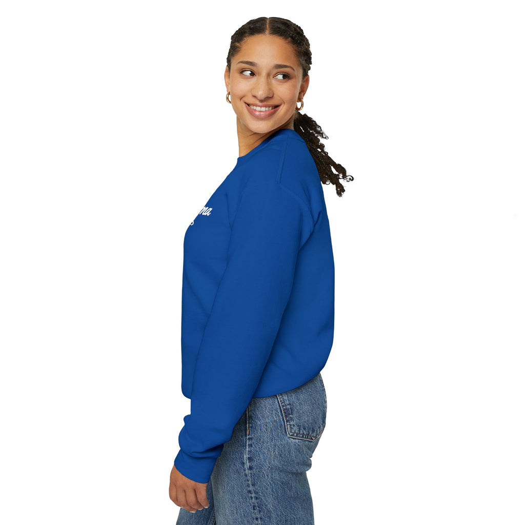Hot Mama - Personalized Embroidery Crewneck Sweatshirt