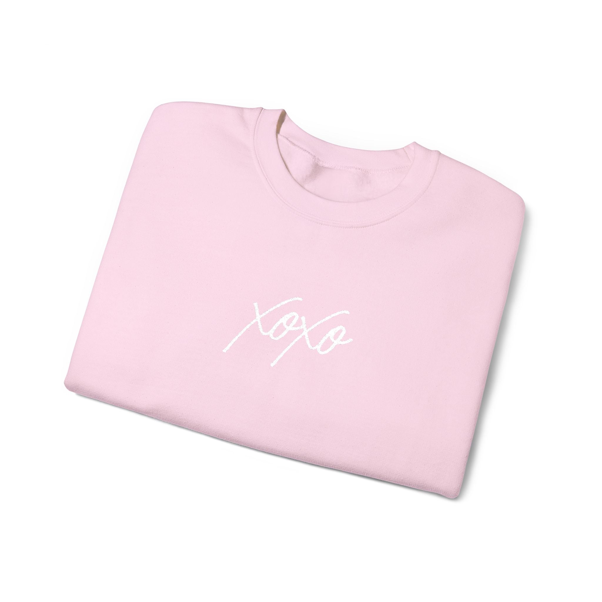 XOXO Embroidery Script Sweatshirt