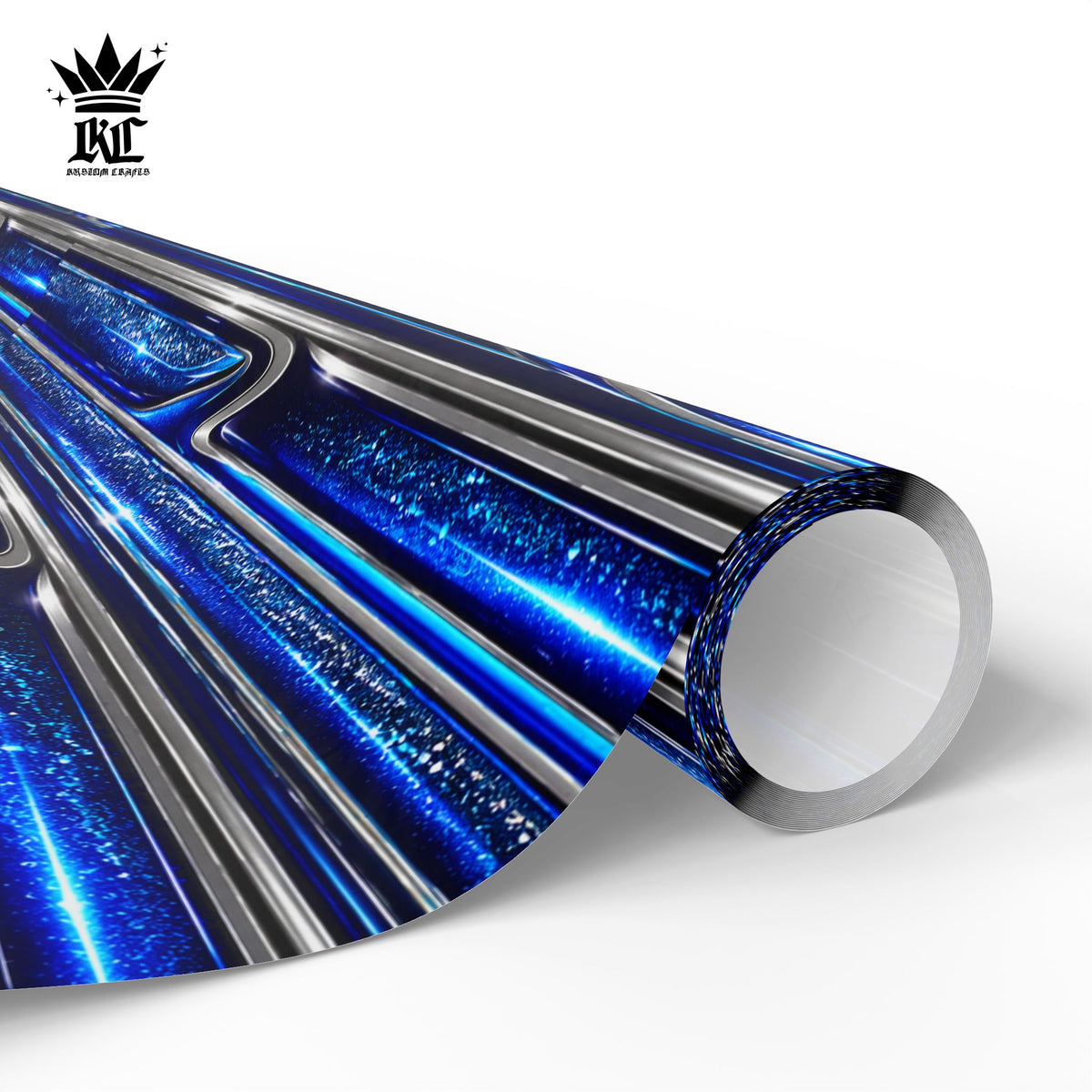 Candy Paint Blue Wrapping Paper