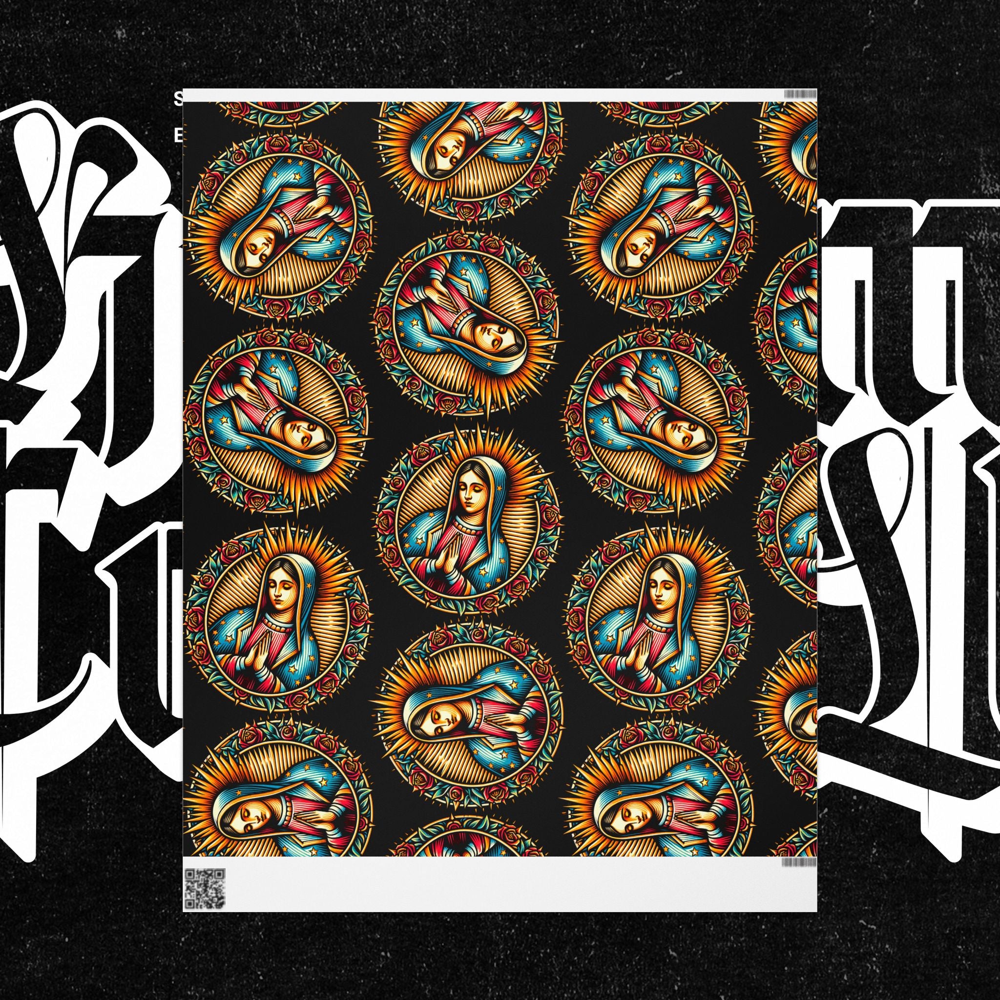Virgin Mary Wrapping Paper