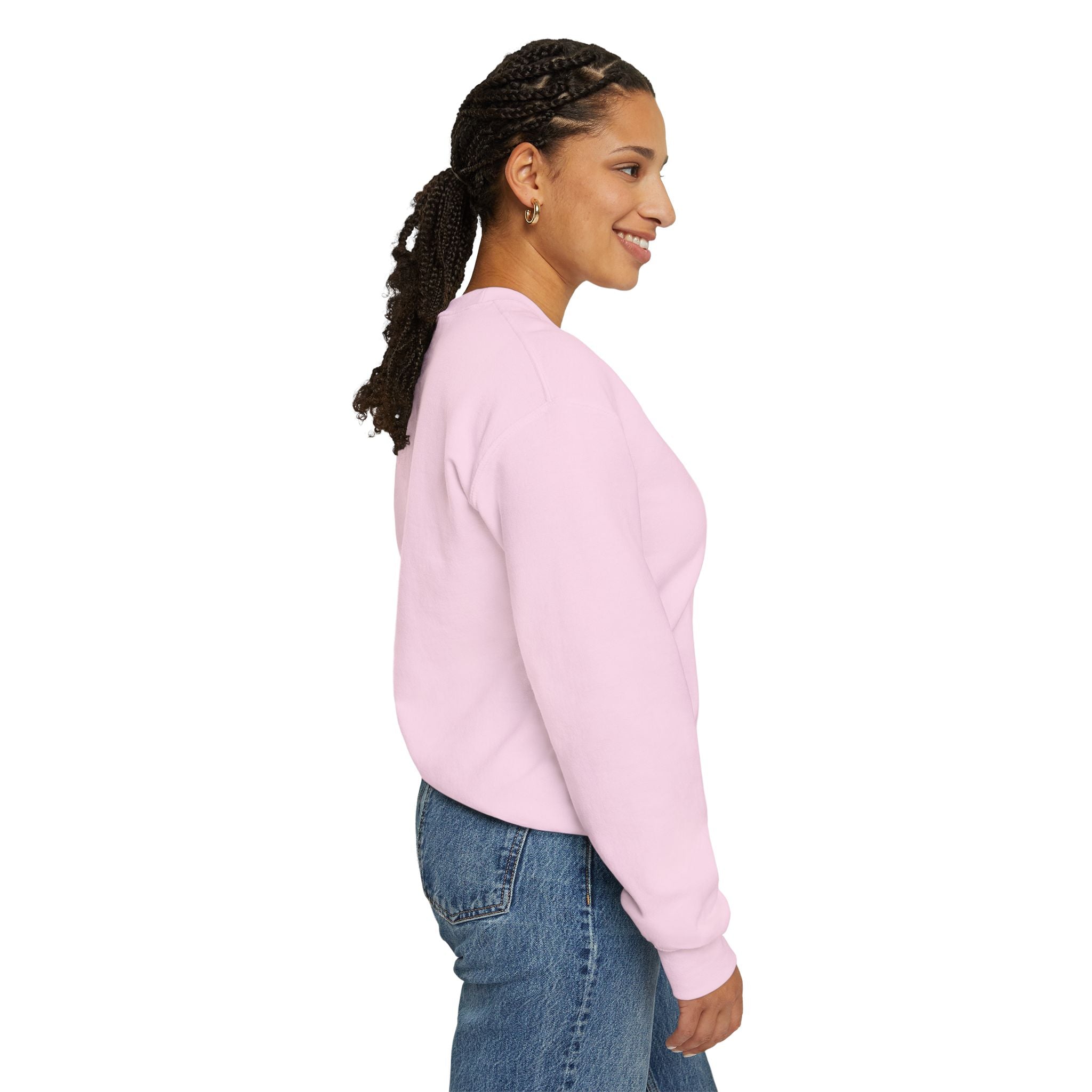 Hot Mama - Personalized Embroidery Crewneck Sweatshirt