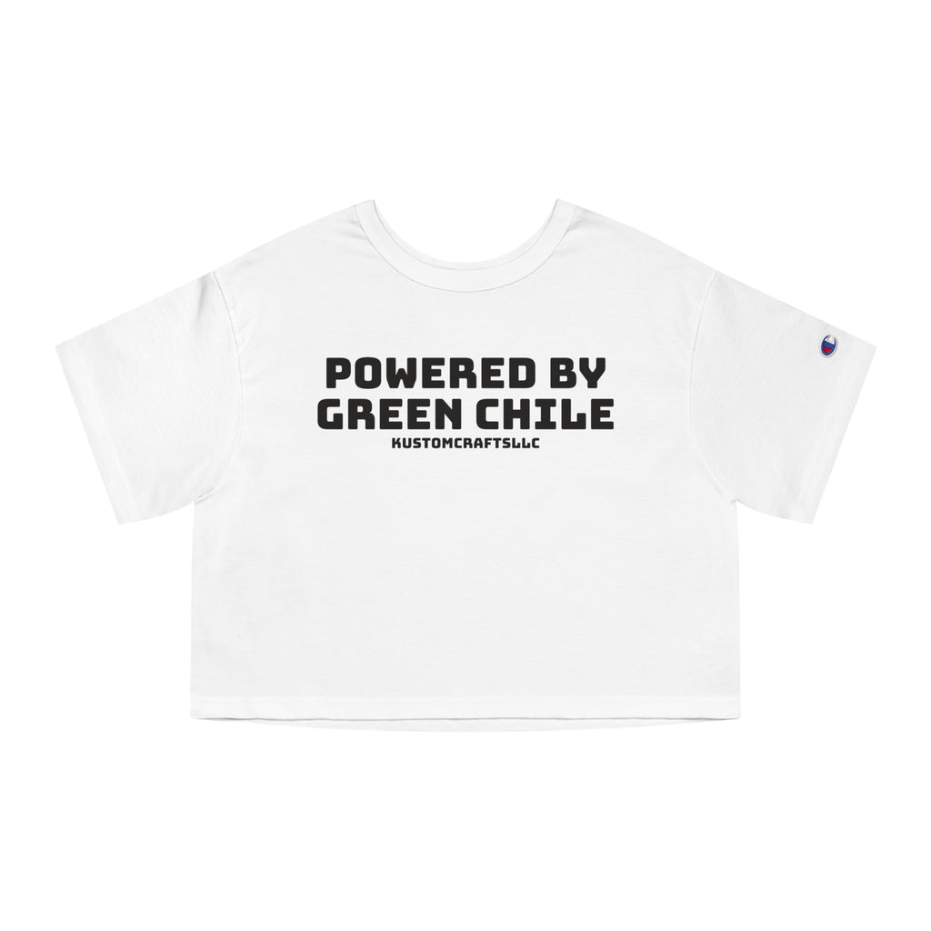 Powered by Green Chile - Women's Cropped T-Shirt