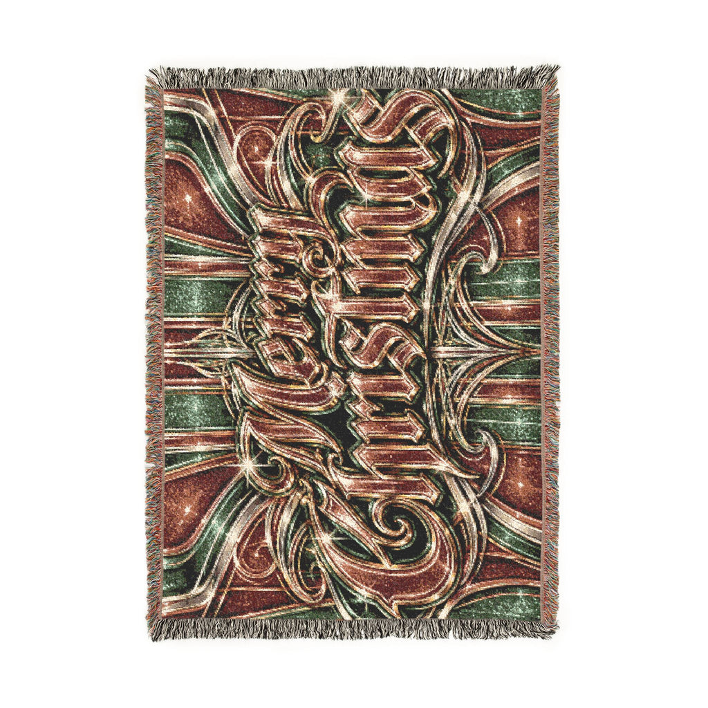Limited Edition Merry Christmas Woven Blanket