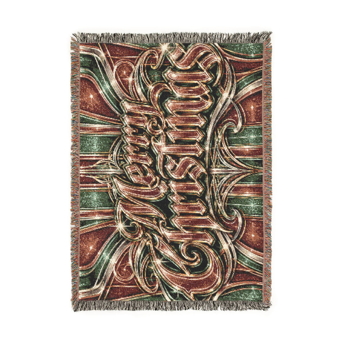 Limited Edition Merry Christmas Woven Blanket