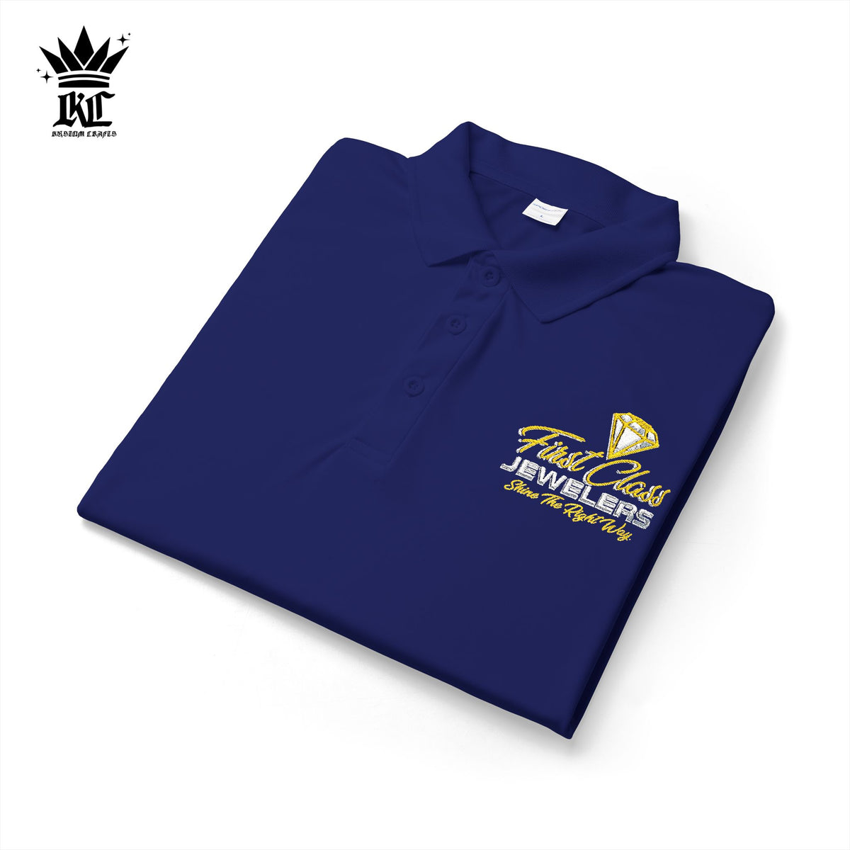 Embroidered First Class Logo