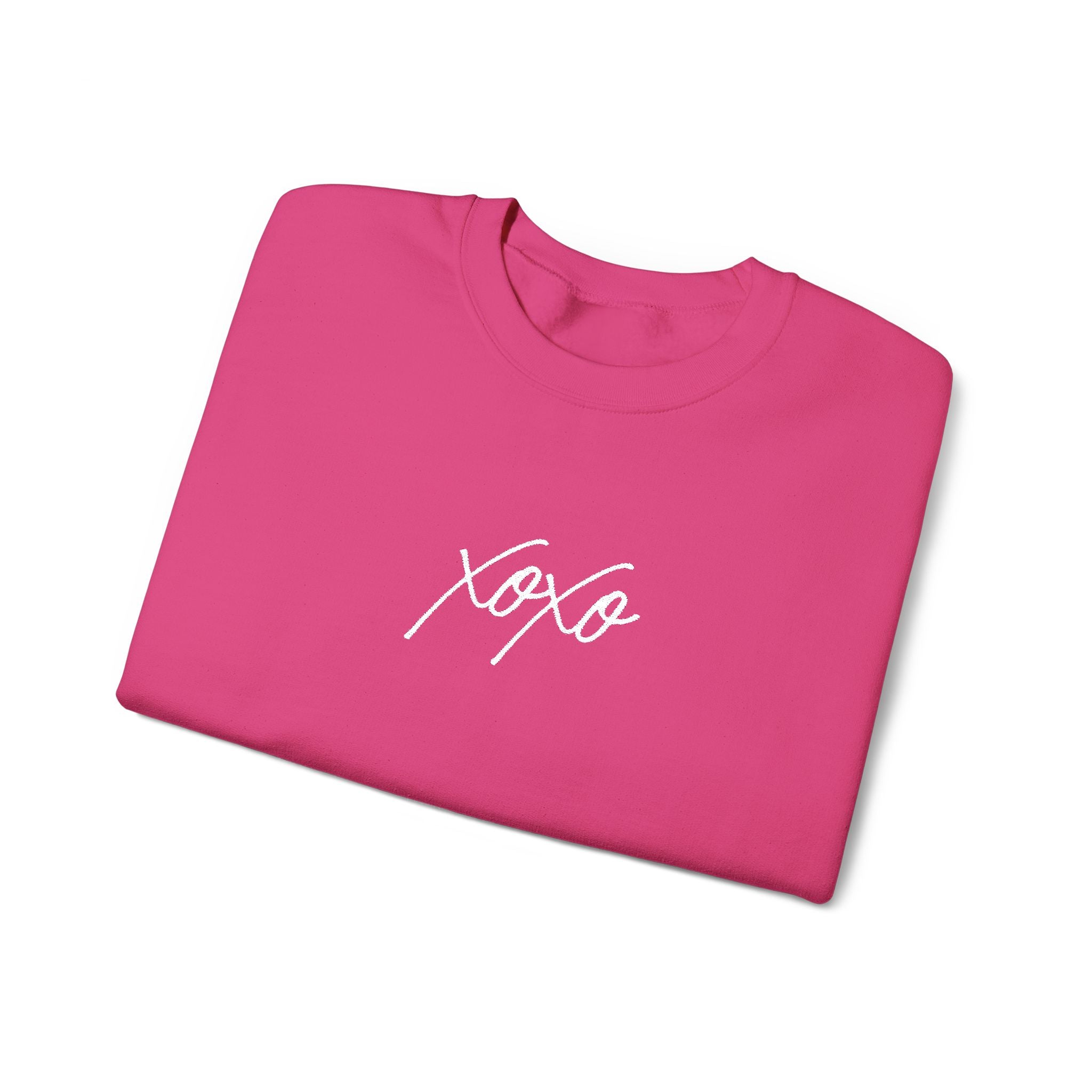 XOXO Embroidery Script Sweatshirt