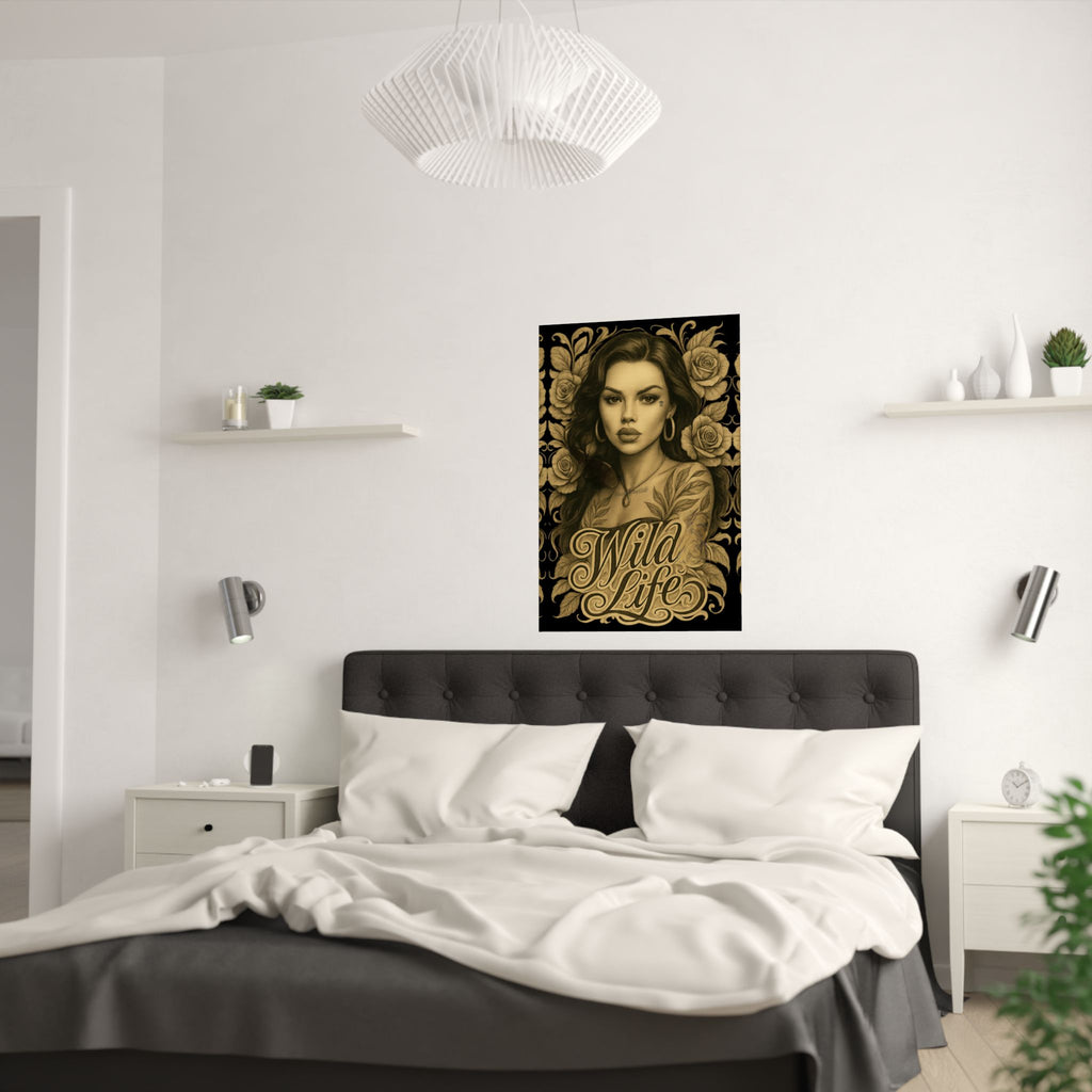 Wild Life Satin Poster