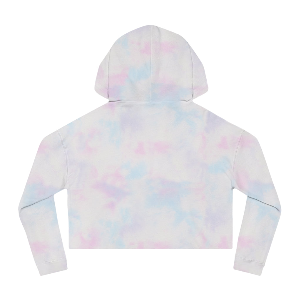 Zia Sun, Cow Print - Cropped Hoodie