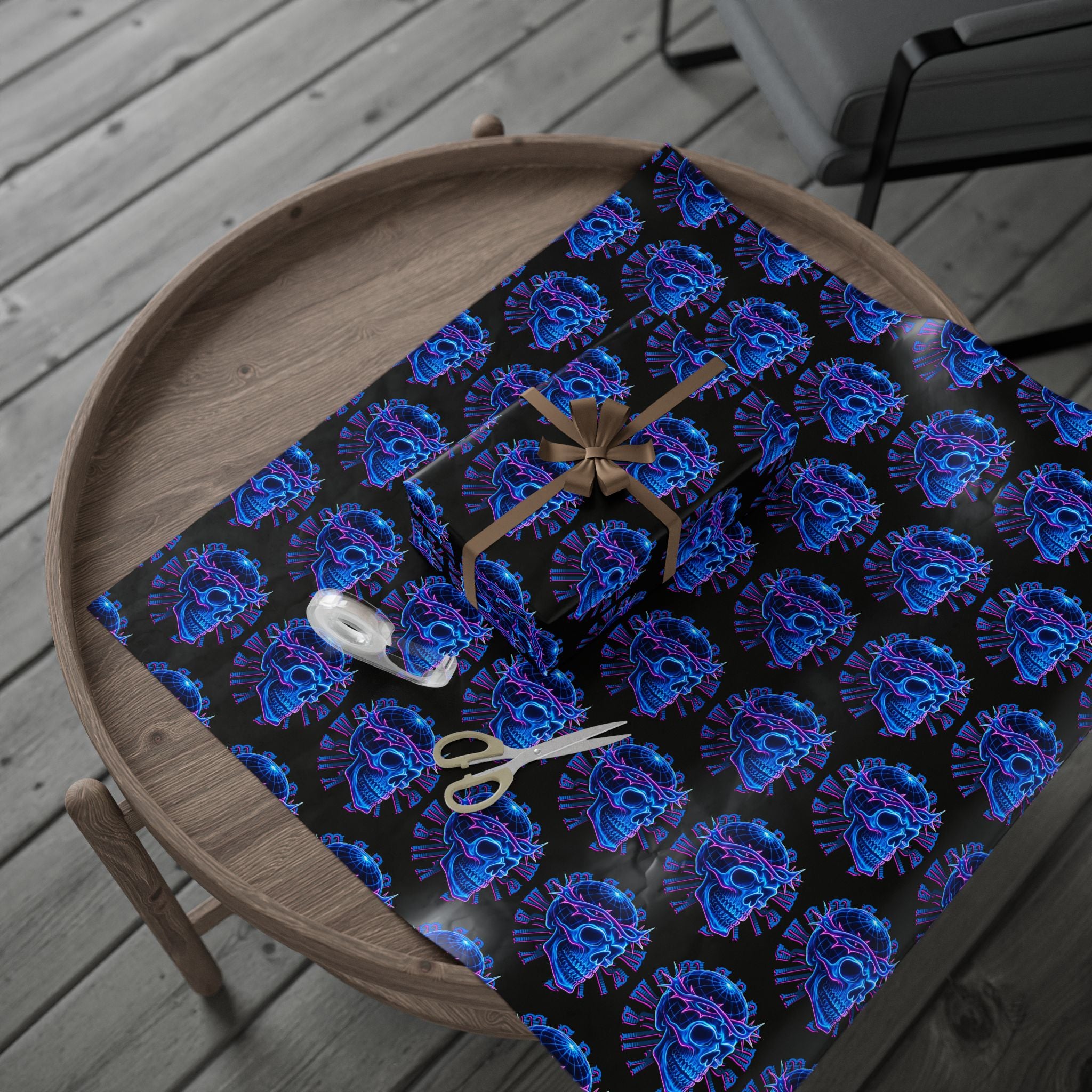 Neon Crown of Thorns — Wrapping Paper
