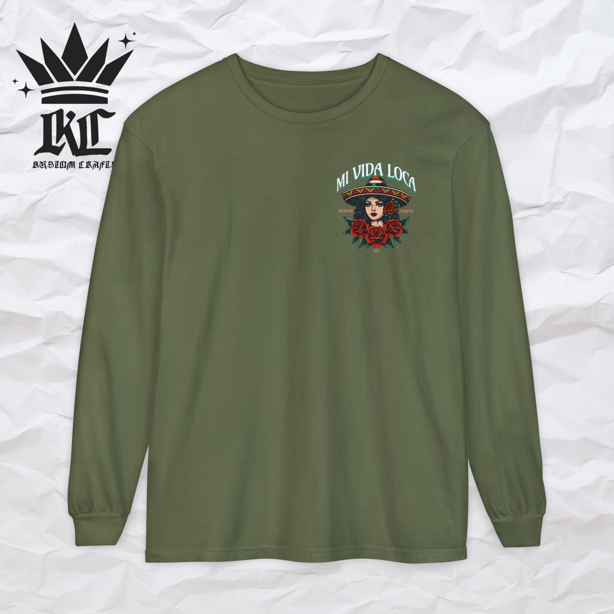 Mi Vida Loca - Long Sleeve T-Shirt (BACK PRINT)