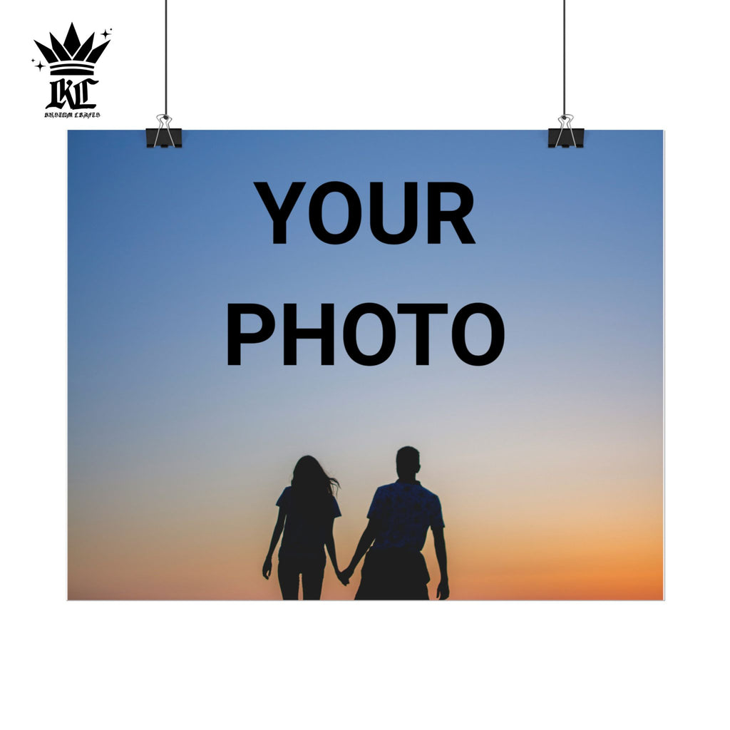 Custom Photo Poster — Rolled Print for Wall Art, Personalized Image