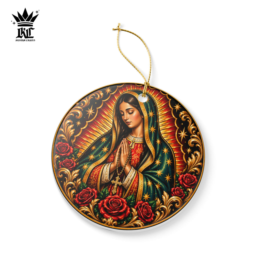 Our Lady of Guadalupe Ceramic Ornament