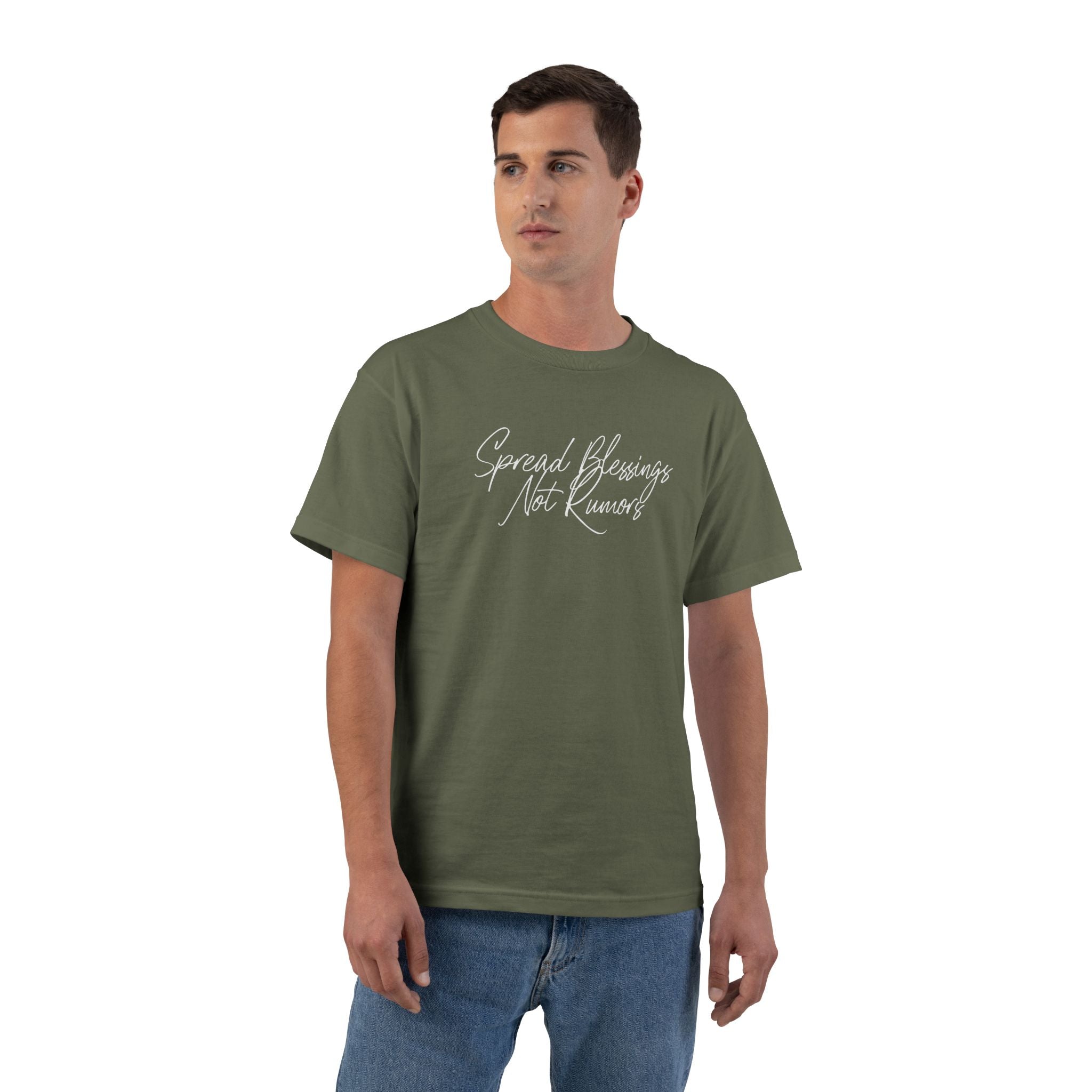Spread Blessings Not Rumors - Script Tee