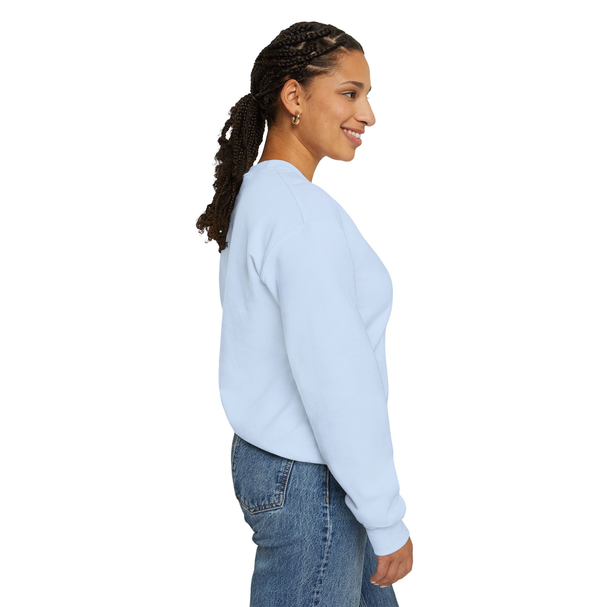 Hot Mama - Personalized Embroidery Crewneck Sweatshirt