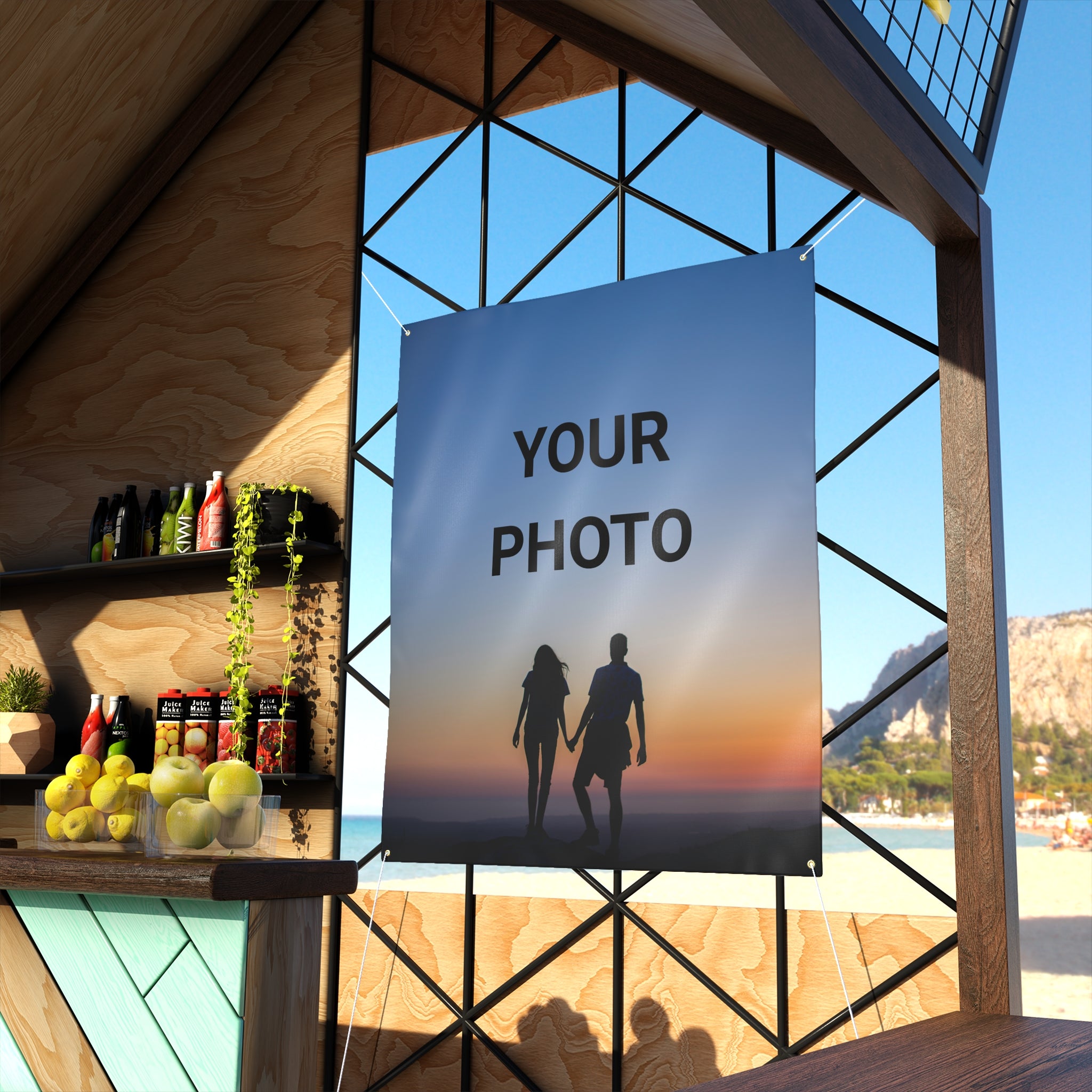 Custom Matte Banner — Personalized Outdoor/Indoor Vinyl Sign