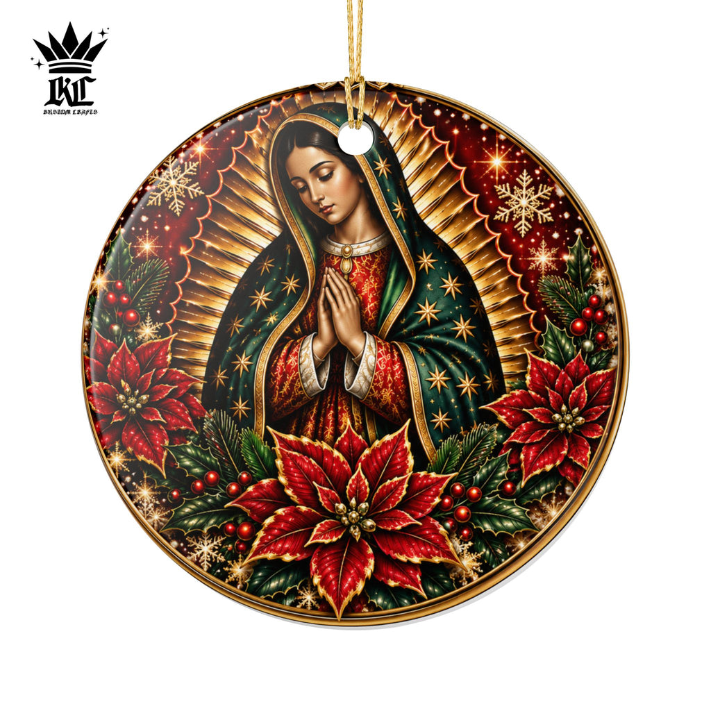 Our Lady of Guadalupe Ceramic Ornament