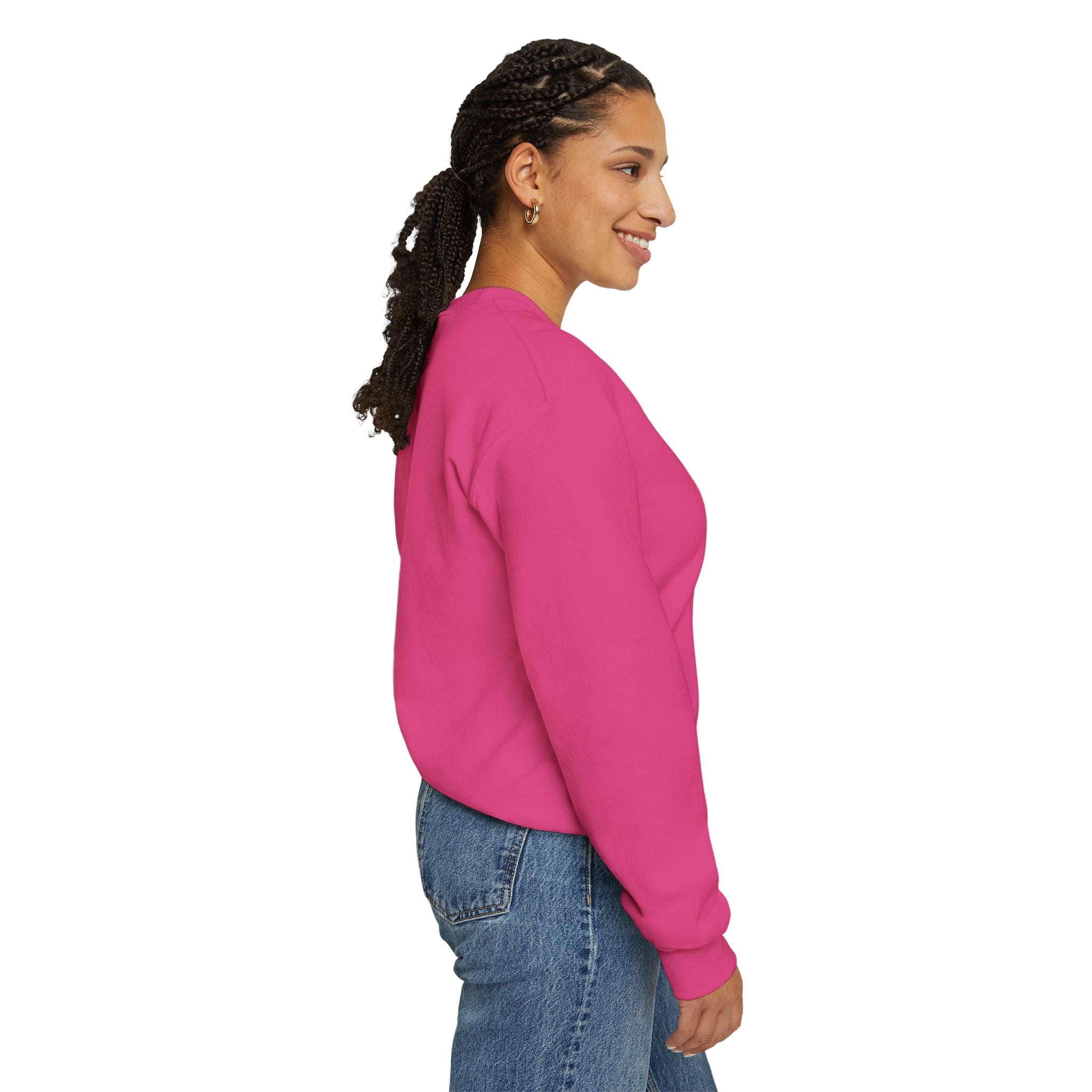 Hot Mama - Personalized Embroidery Crewneck Sweatshirt