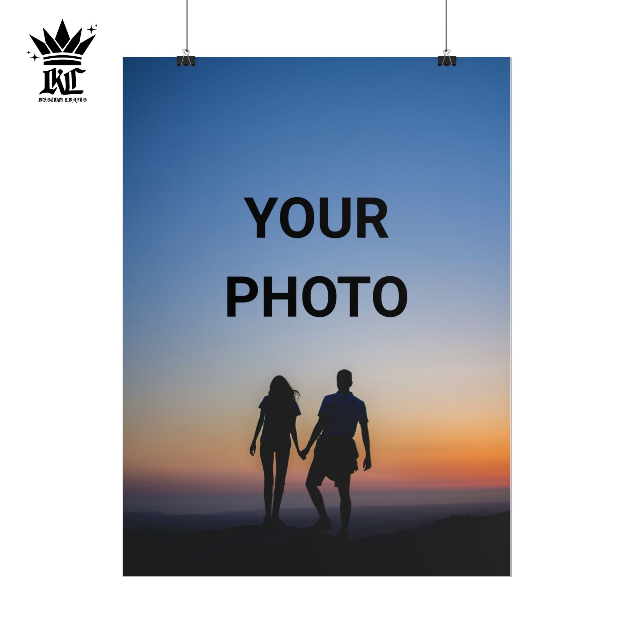 Custom Photo Poster — Rolled Print for Wall Art, Personalized Image