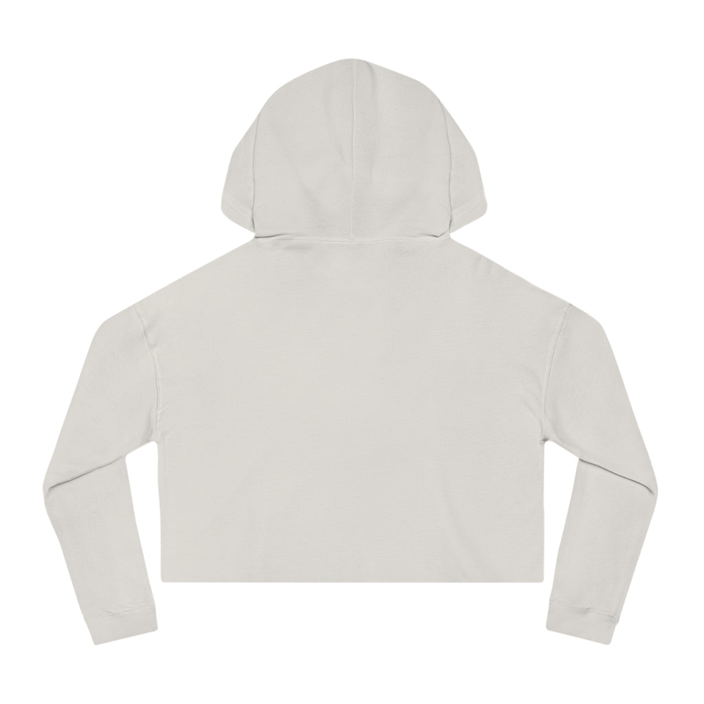Zia Sun, Cow Print - Cropped Hoodie