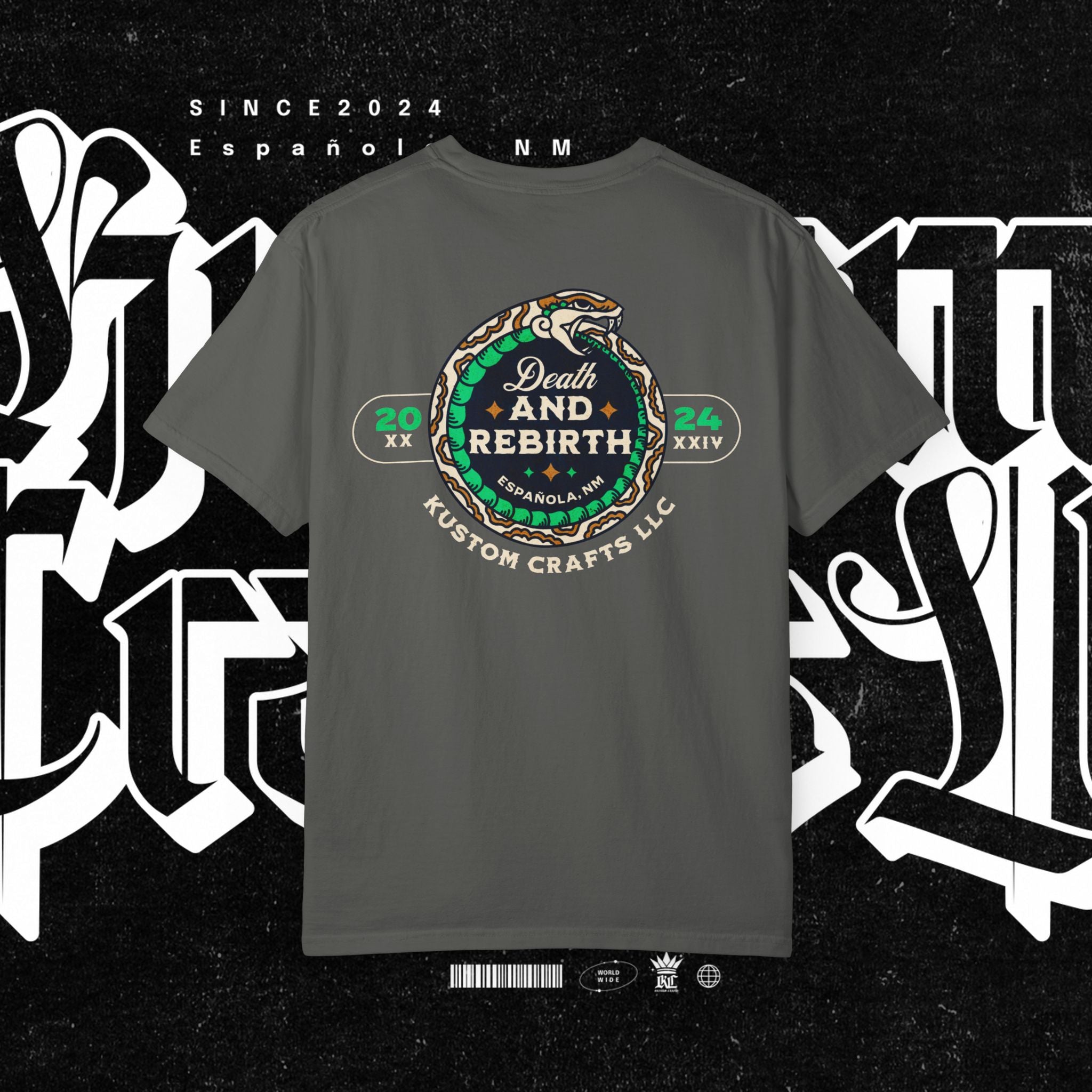 Death and Rebirth Snake Graphic Tee