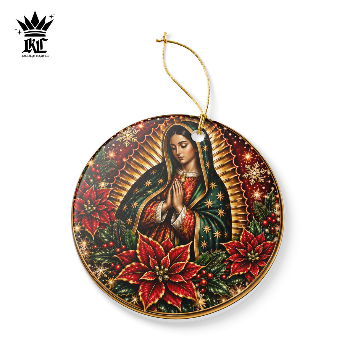 Our Lady of Guadalupe Ceramic Ornament