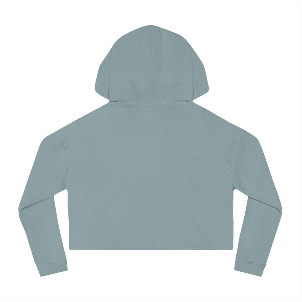 Zia Sun, Cow Print - Cropped Hoodie