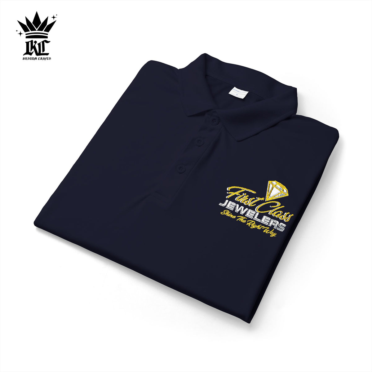 Embroidered First Class Logo
