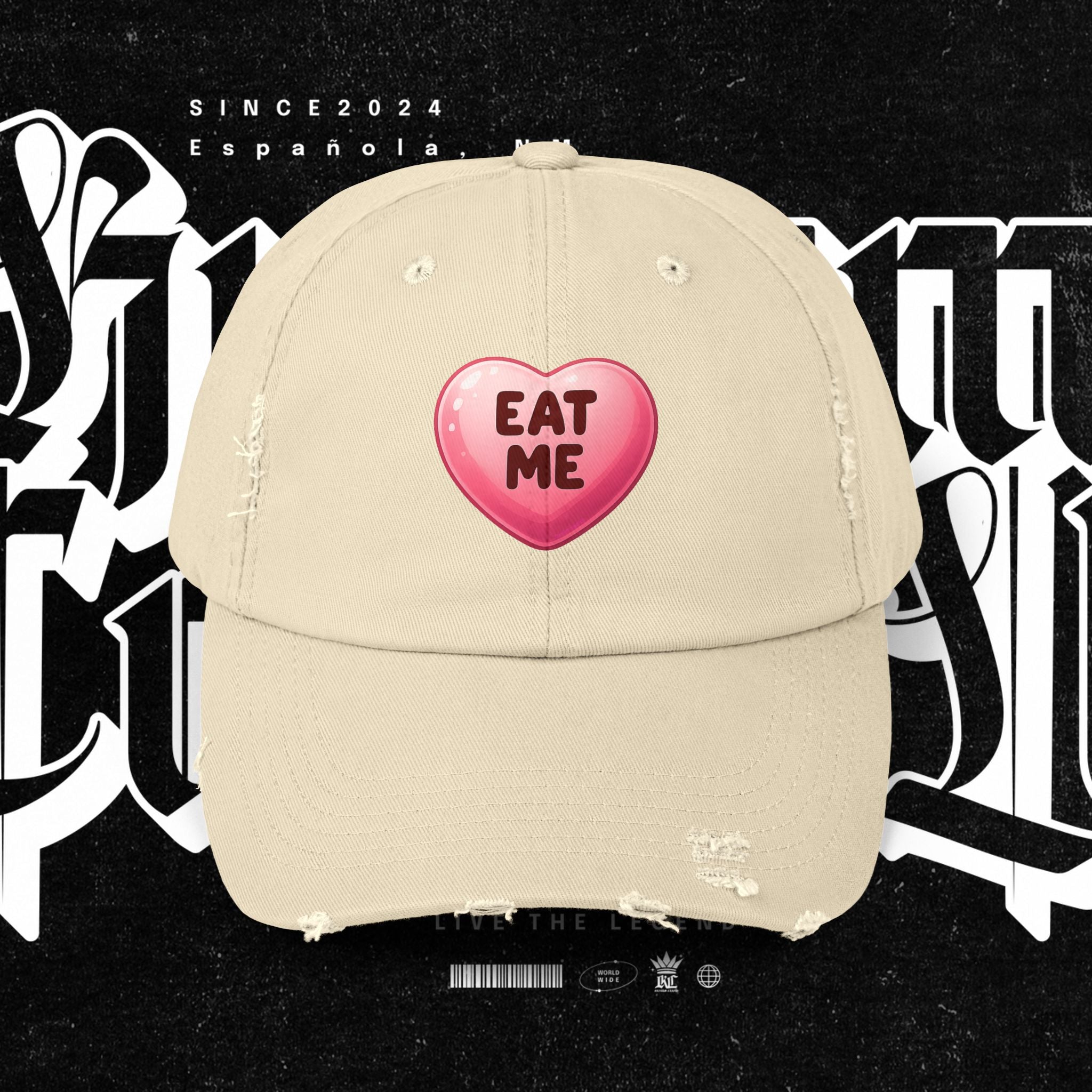 Eat Me — Distressed Cap