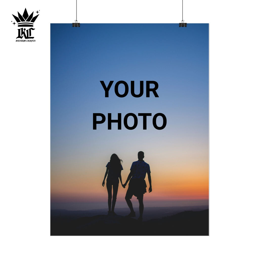 Custom Photo Poster — Rolled Print for Wall Art, Personalized Image