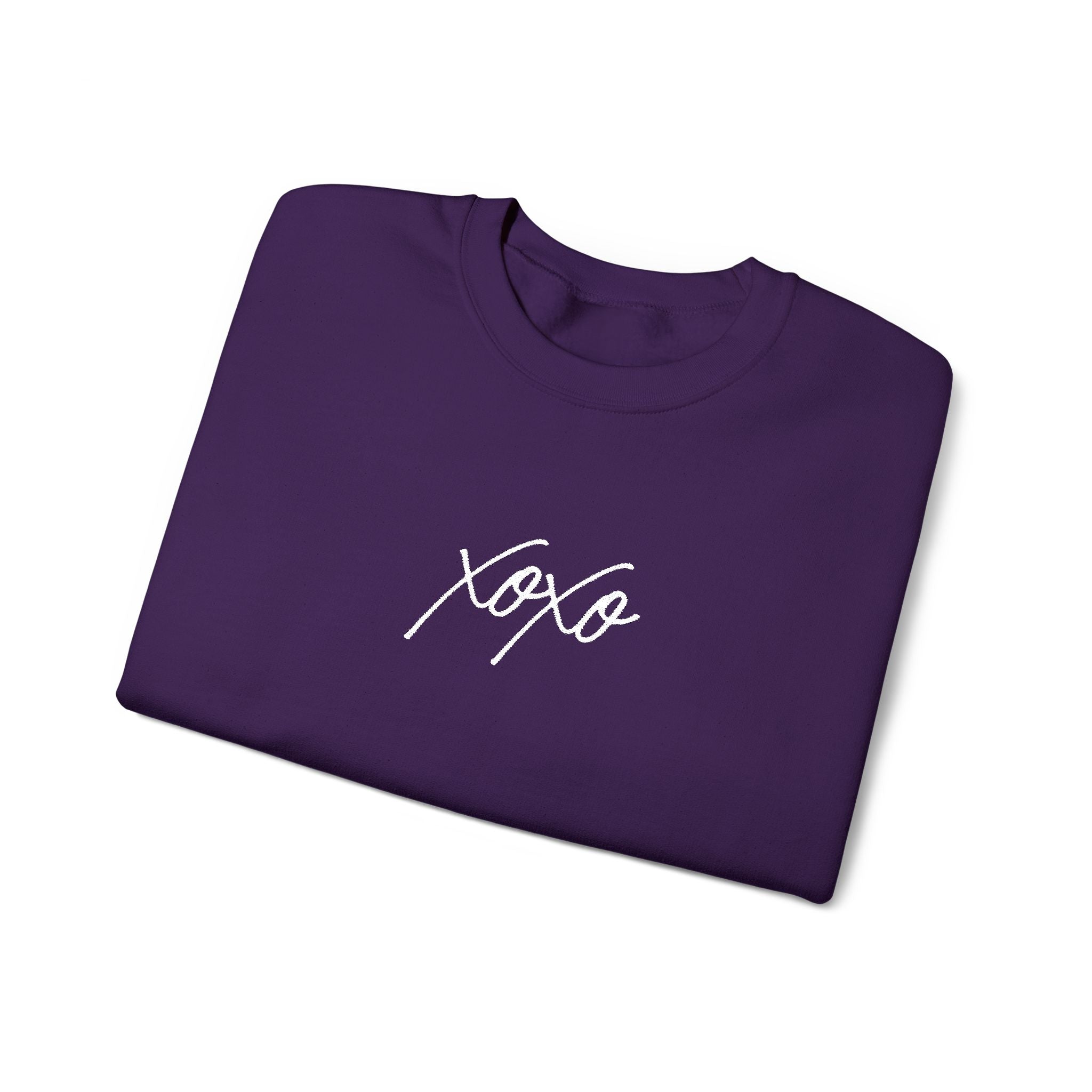 XOXO Embroidery Script Sweatshirt