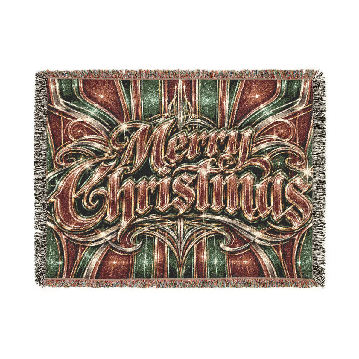 Limited Edition Merry Christmas Woven Blanket