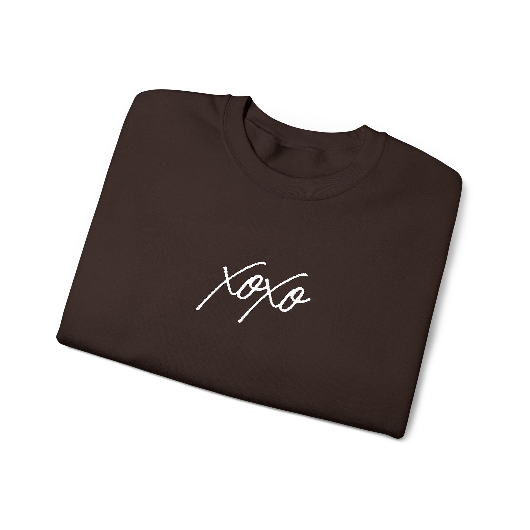 XOXO Embroidery Script Sweatshirt