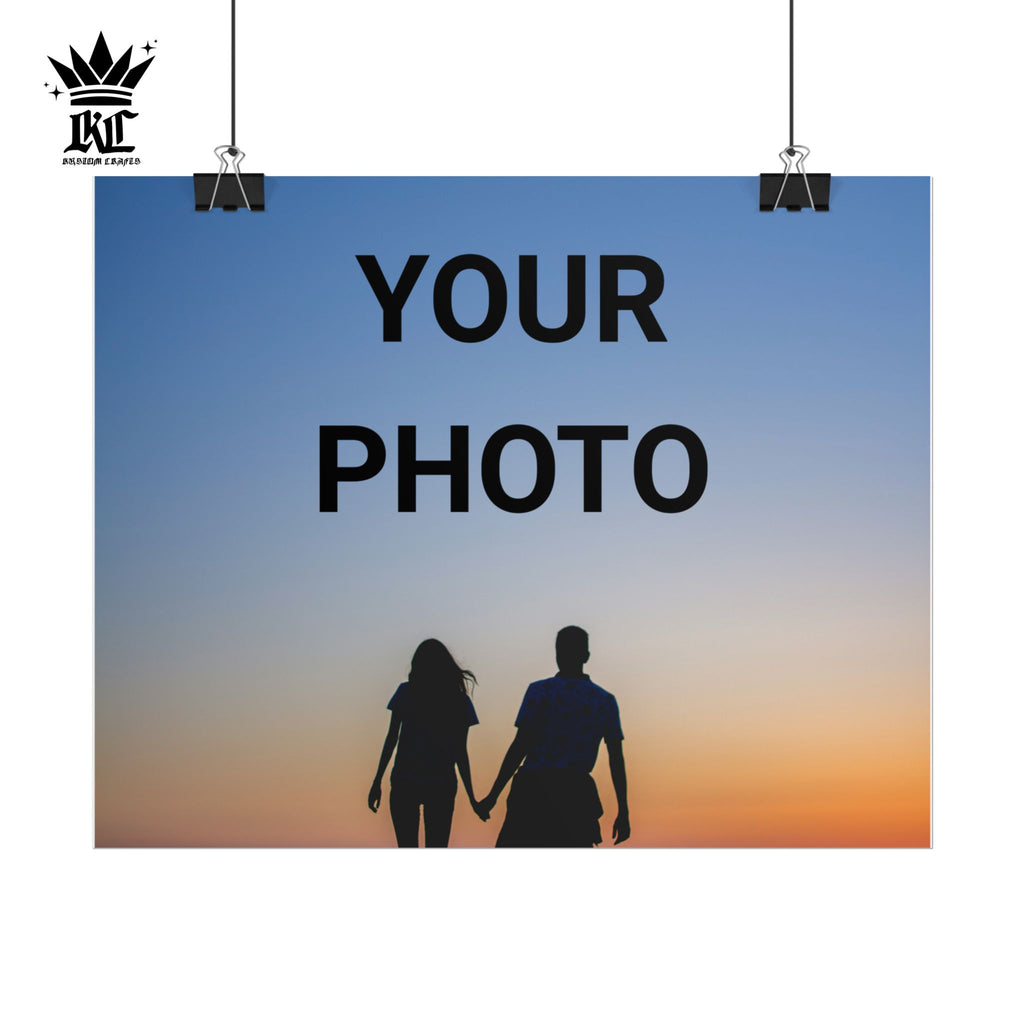 Custom Photo Poster — Rolled Print for Wall Art, Personalized Image