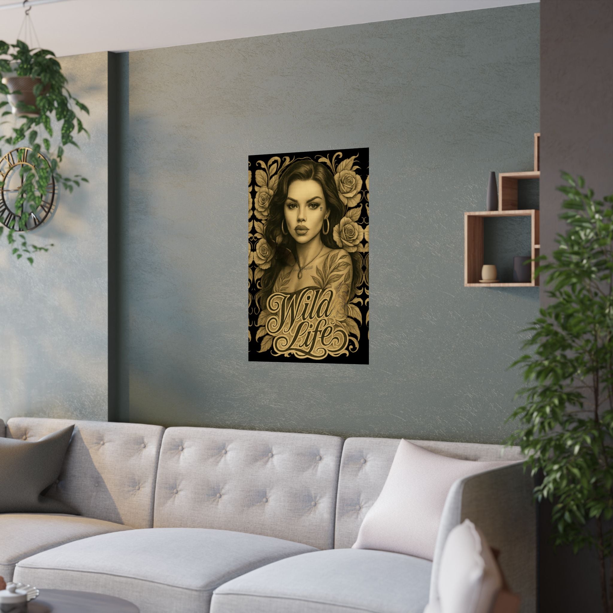 Wild Life Satin Poster