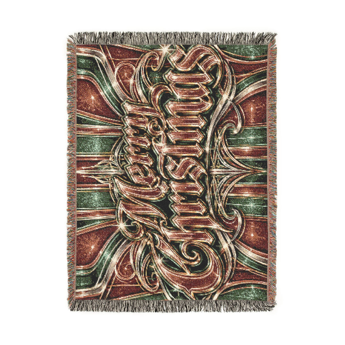 Limited Edition Merry Christmas Woven Blanket