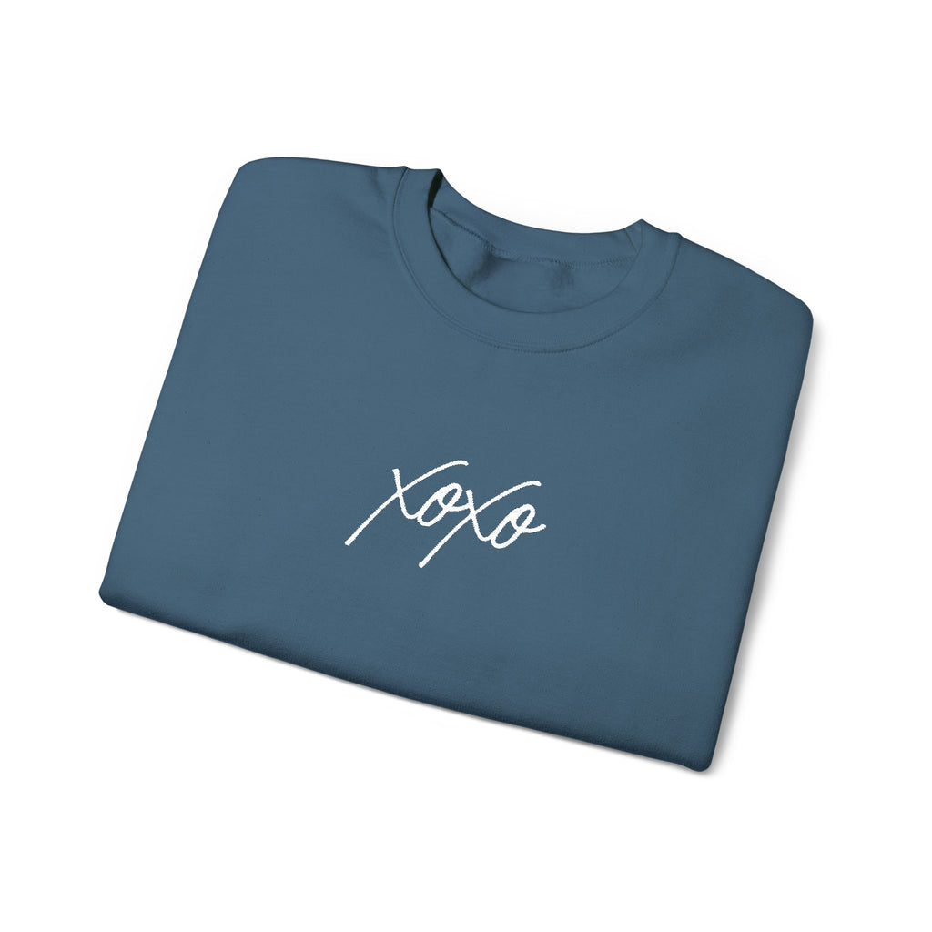 XOXO Embroidery Script Sweatshirt