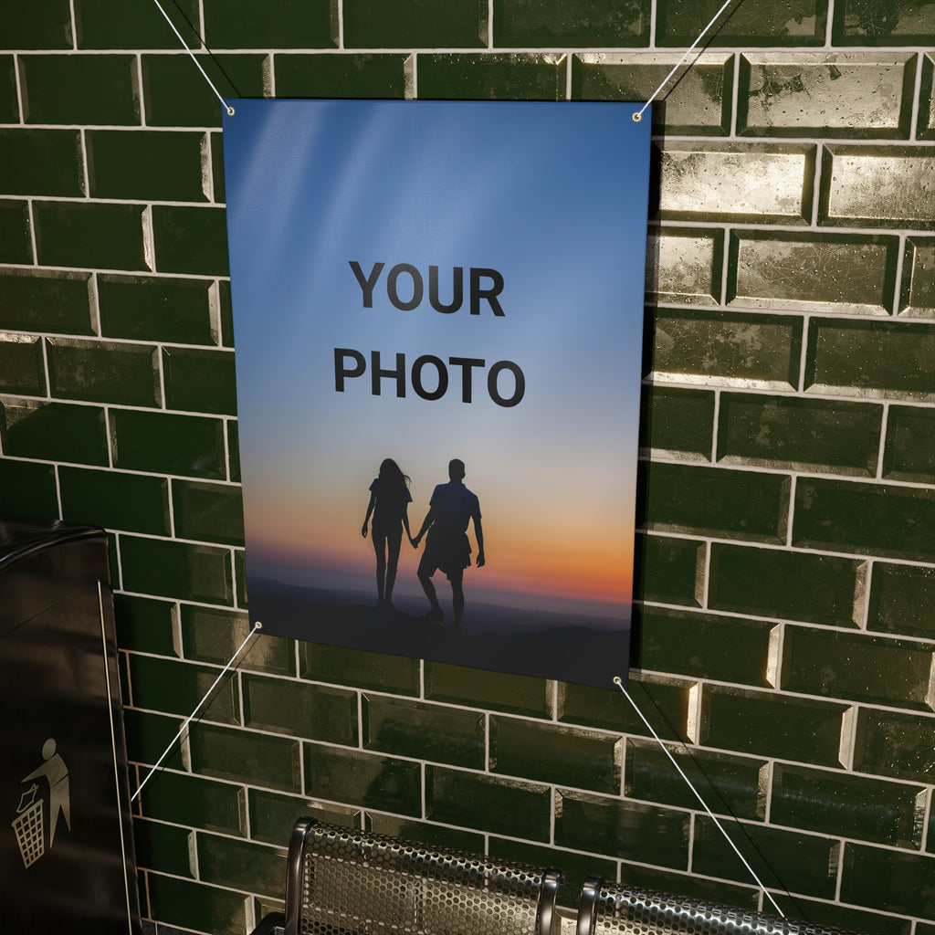 Custom Matte Banner — Personalized Outdoor/Indoor Vinyl Sign