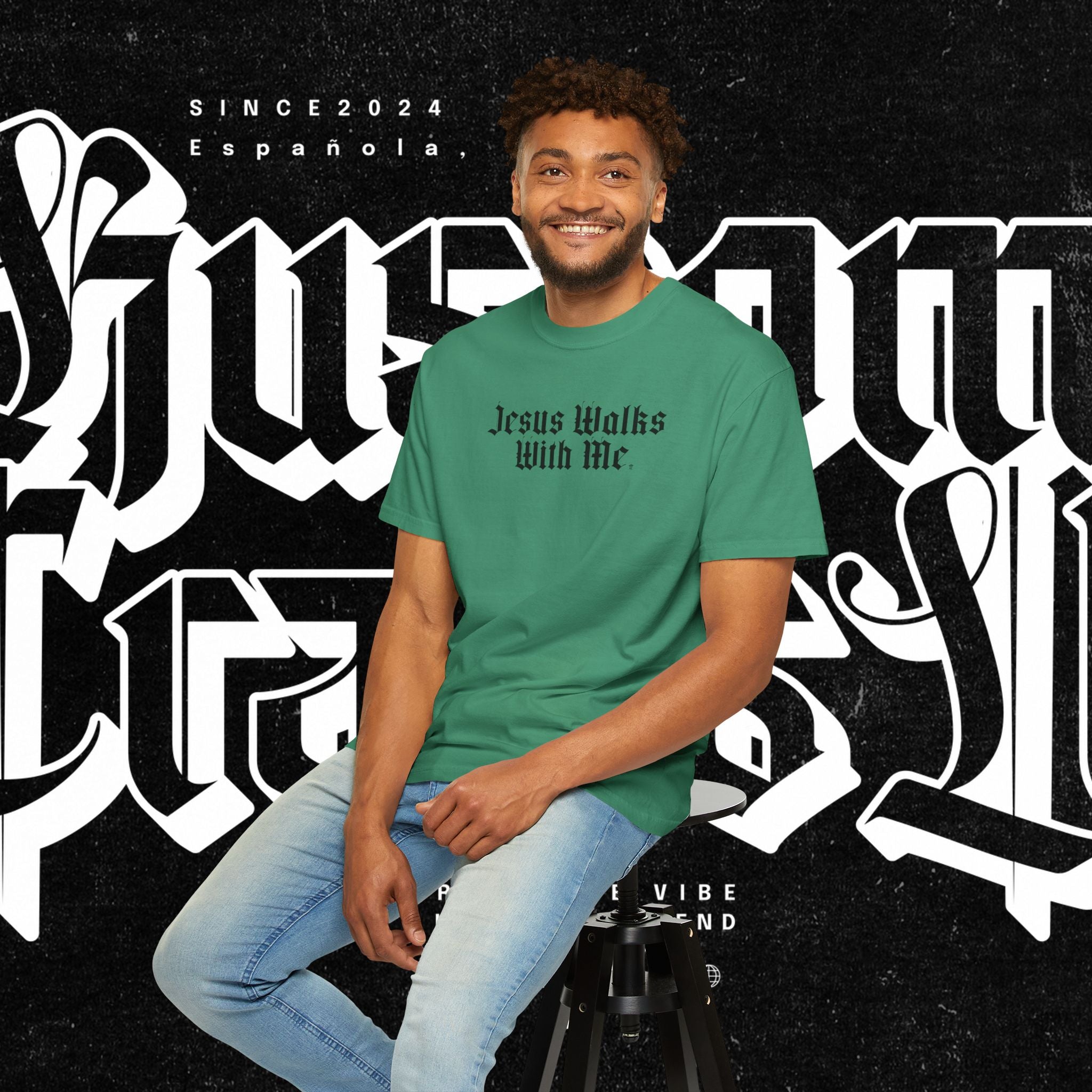 Jesus Walks with Me - Tee