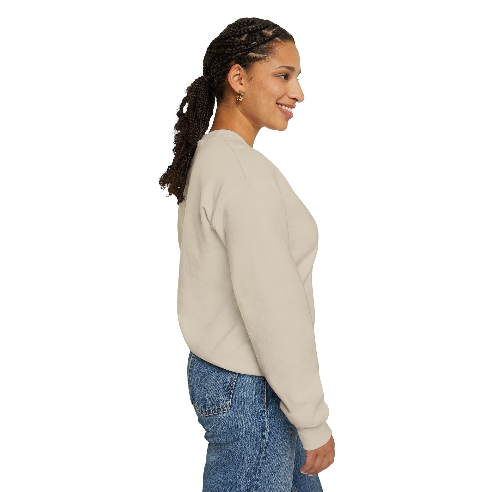 Hot Mama - Personalized Embroidery Crewneck Sweatshirt