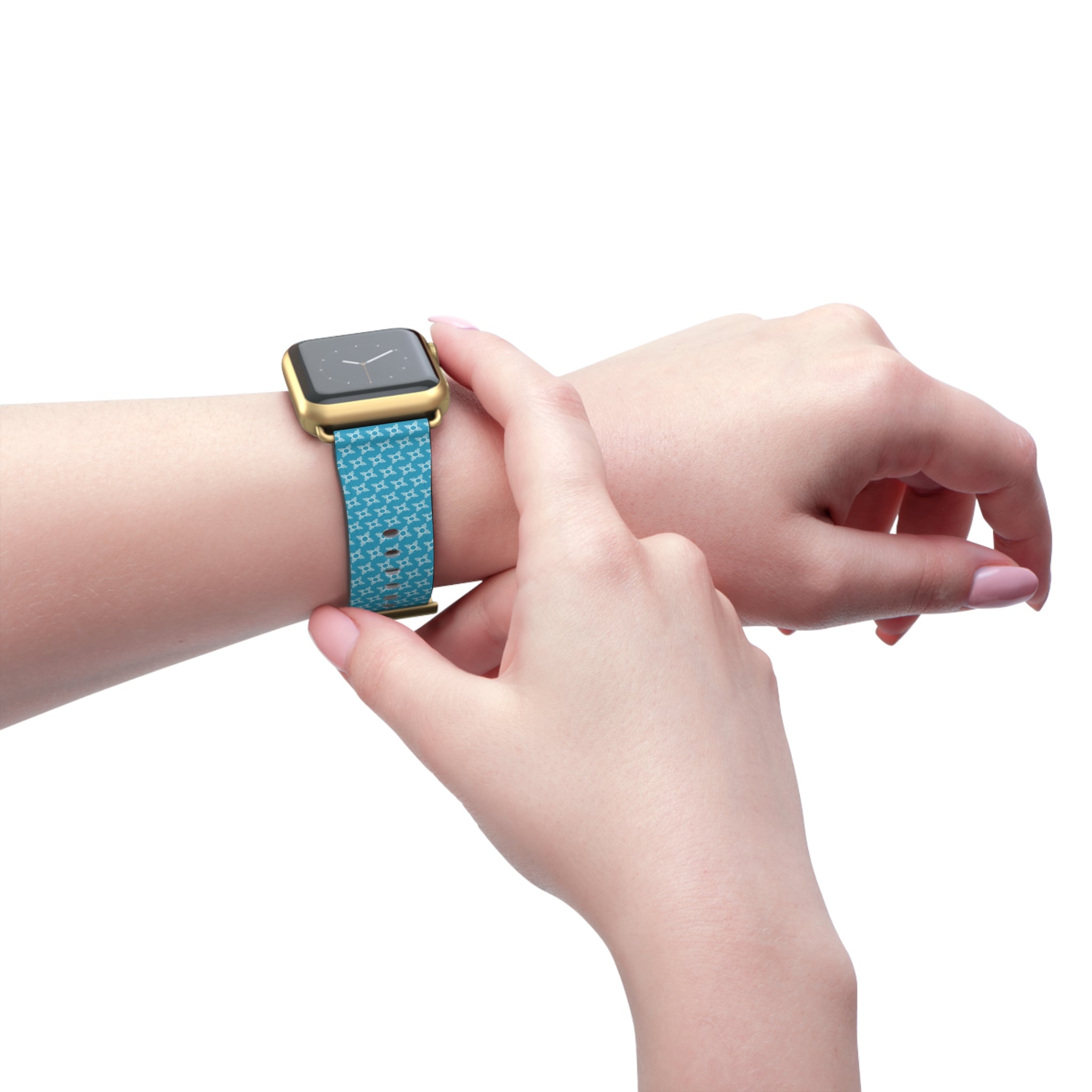 Zia Pattern Turquoise Watch Band