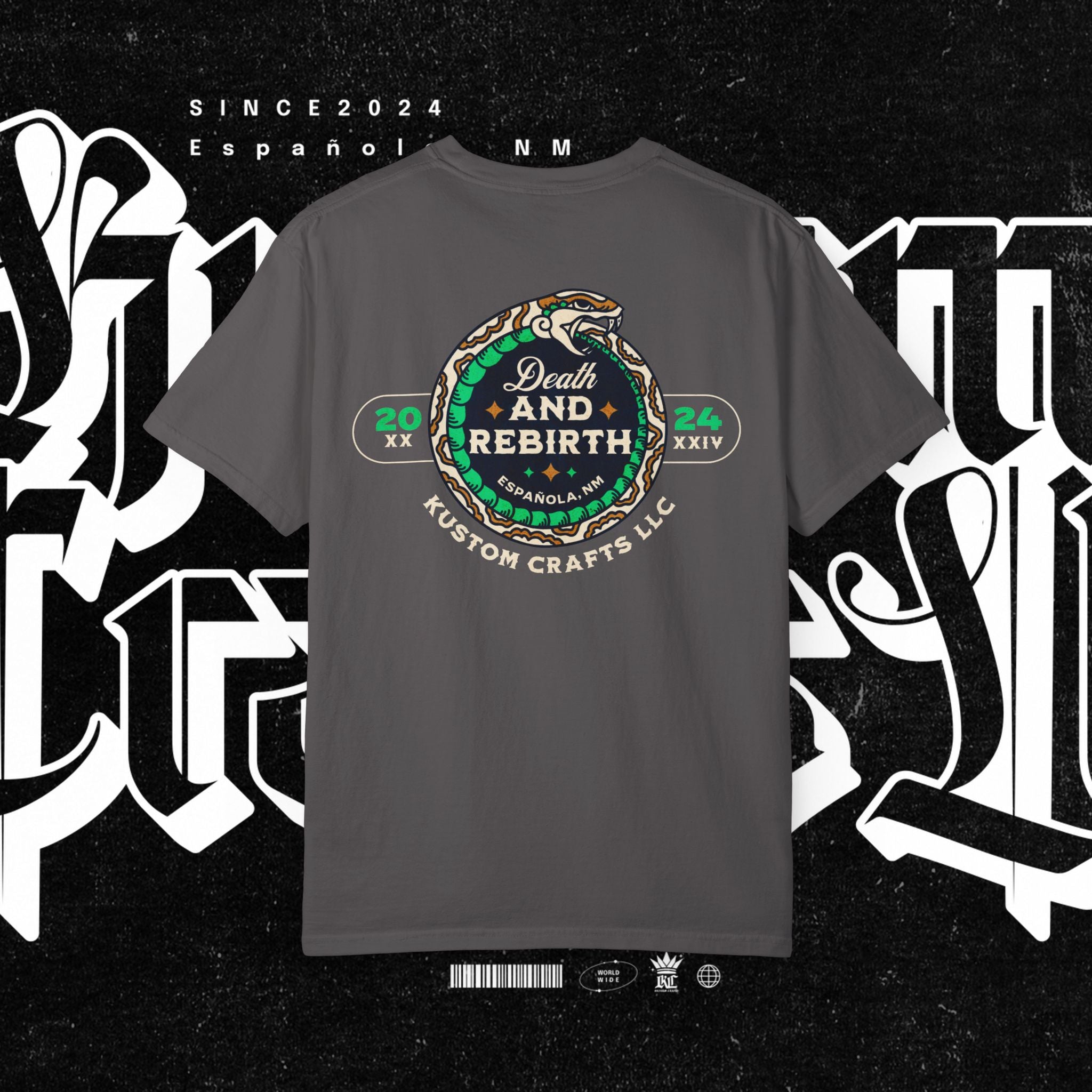 Death and Rebirth Snake Graphic Tee
