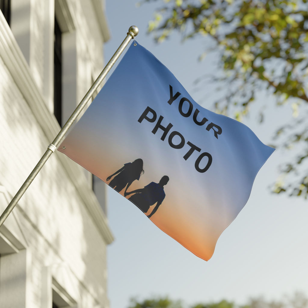 Custom Double-Sided Photo Flag – Personalized