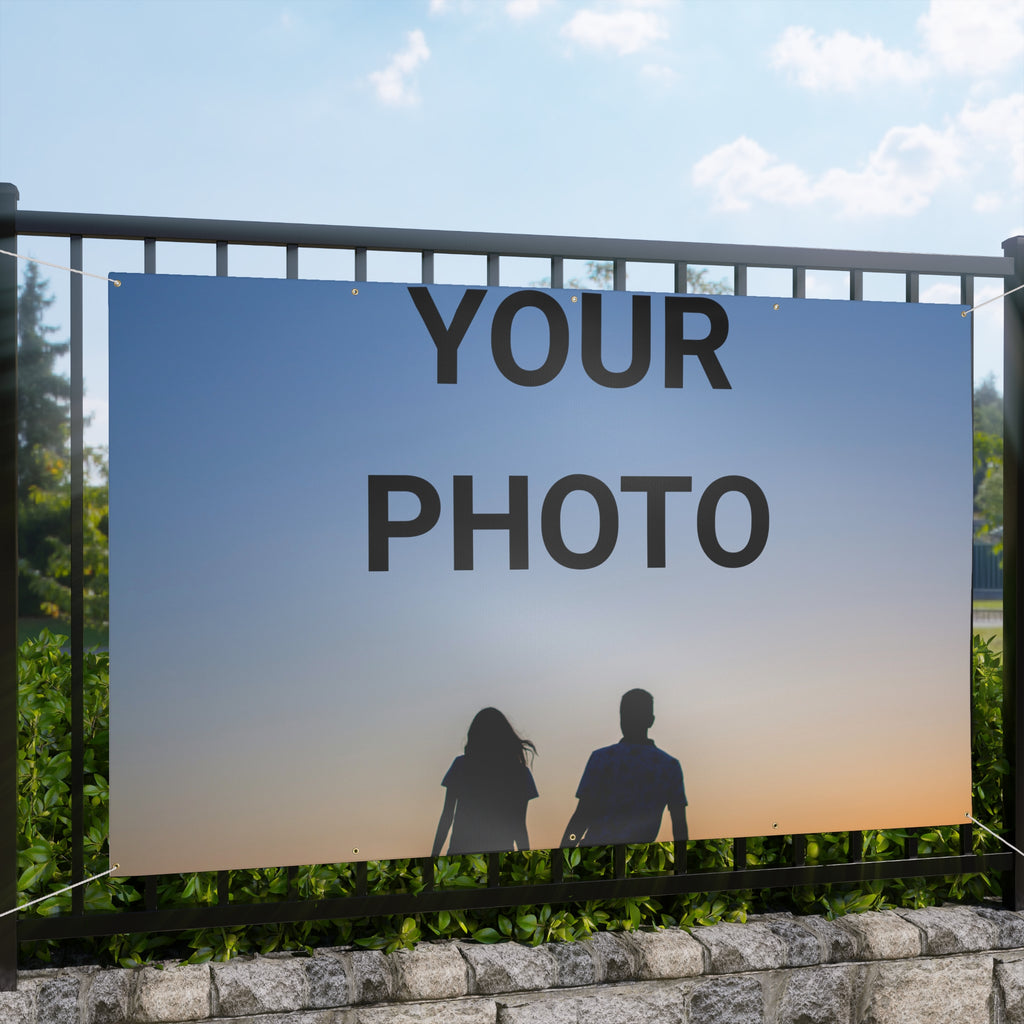 Custom Matte Banner — Personalized Outdoor/Indoor Vinyl Sign