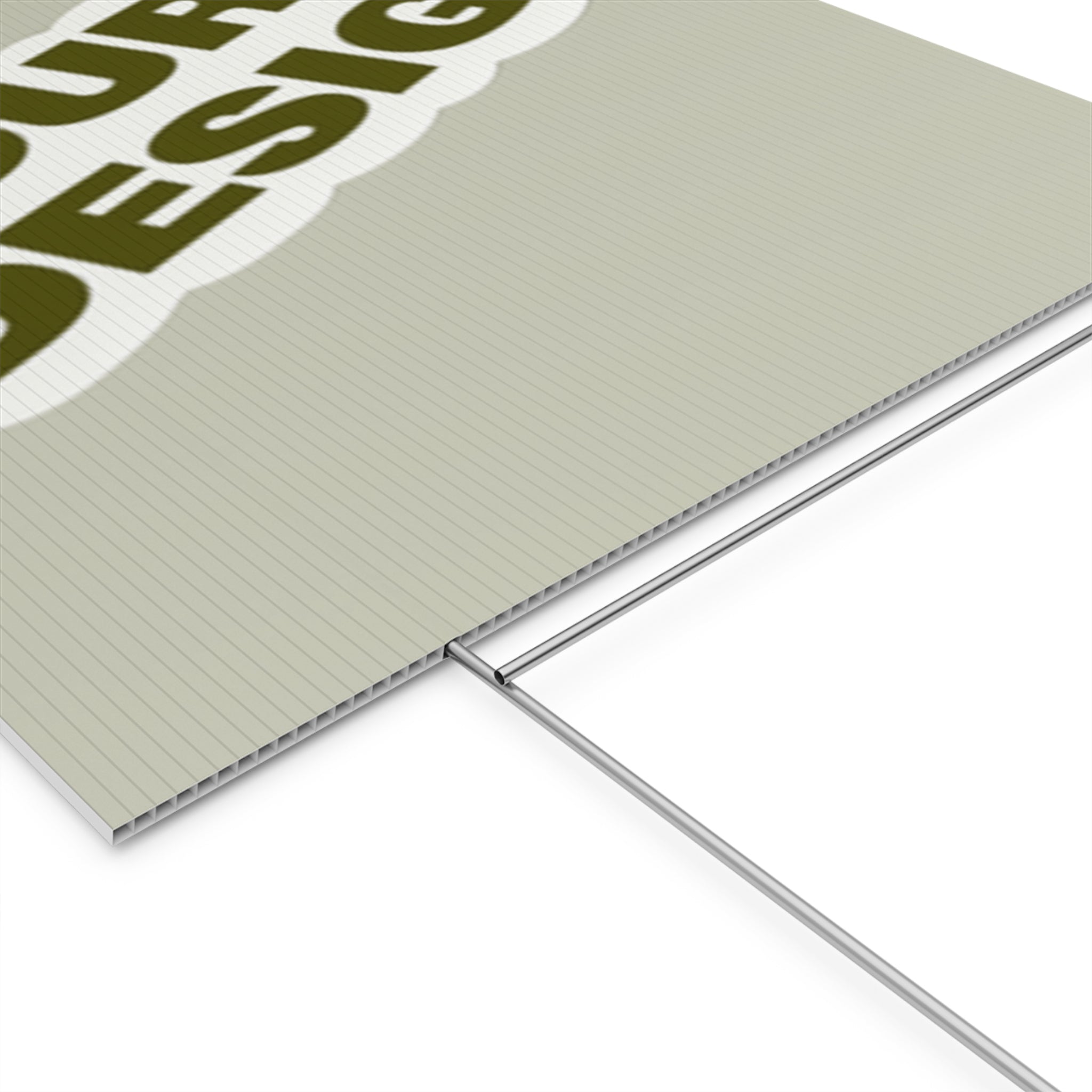 Custom Plastic Yard Sign – Personalized Outdoor Signage for Events, Real Estate, and Promotions