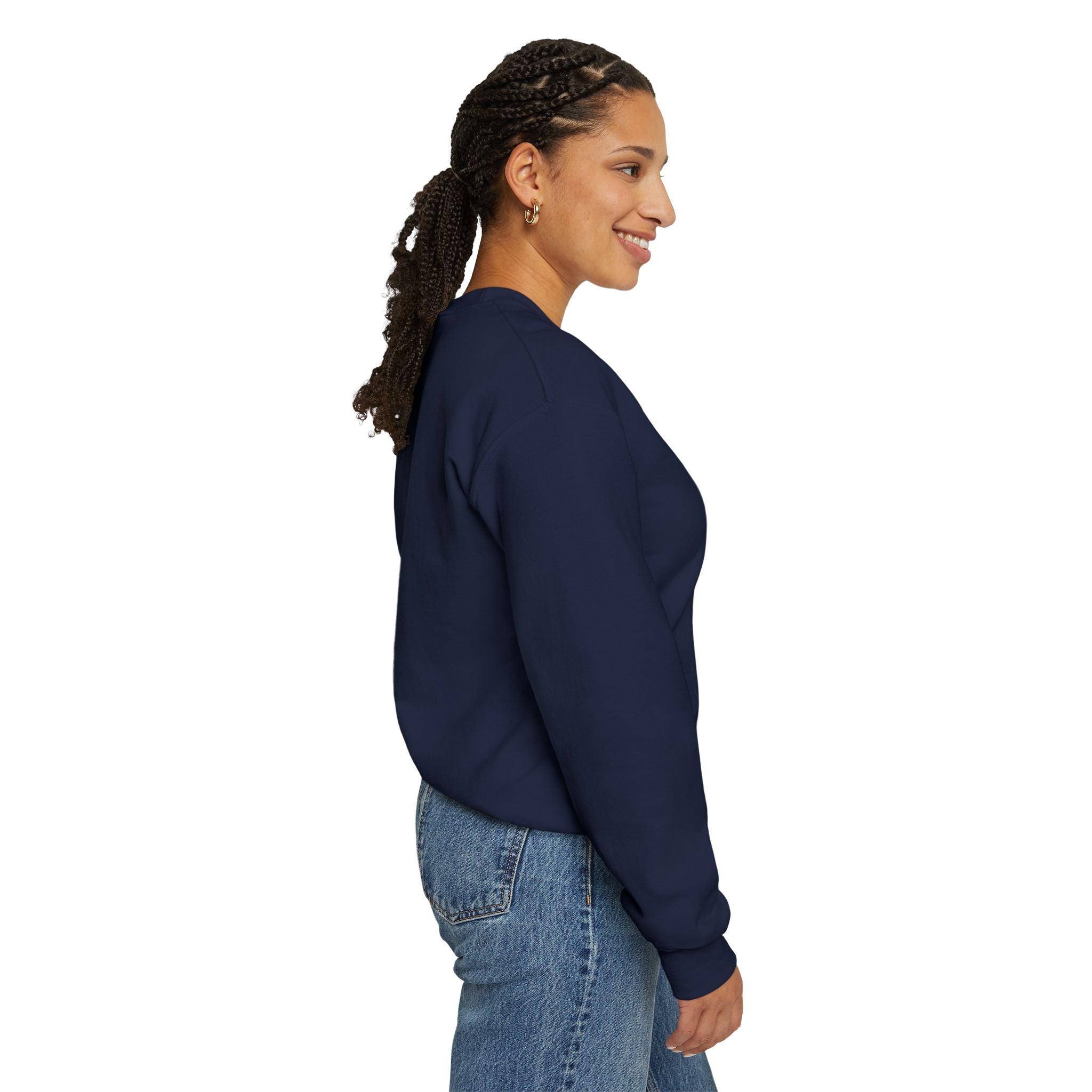Hot Mama - Personalized Embroidery Crewneck Sweatshirt