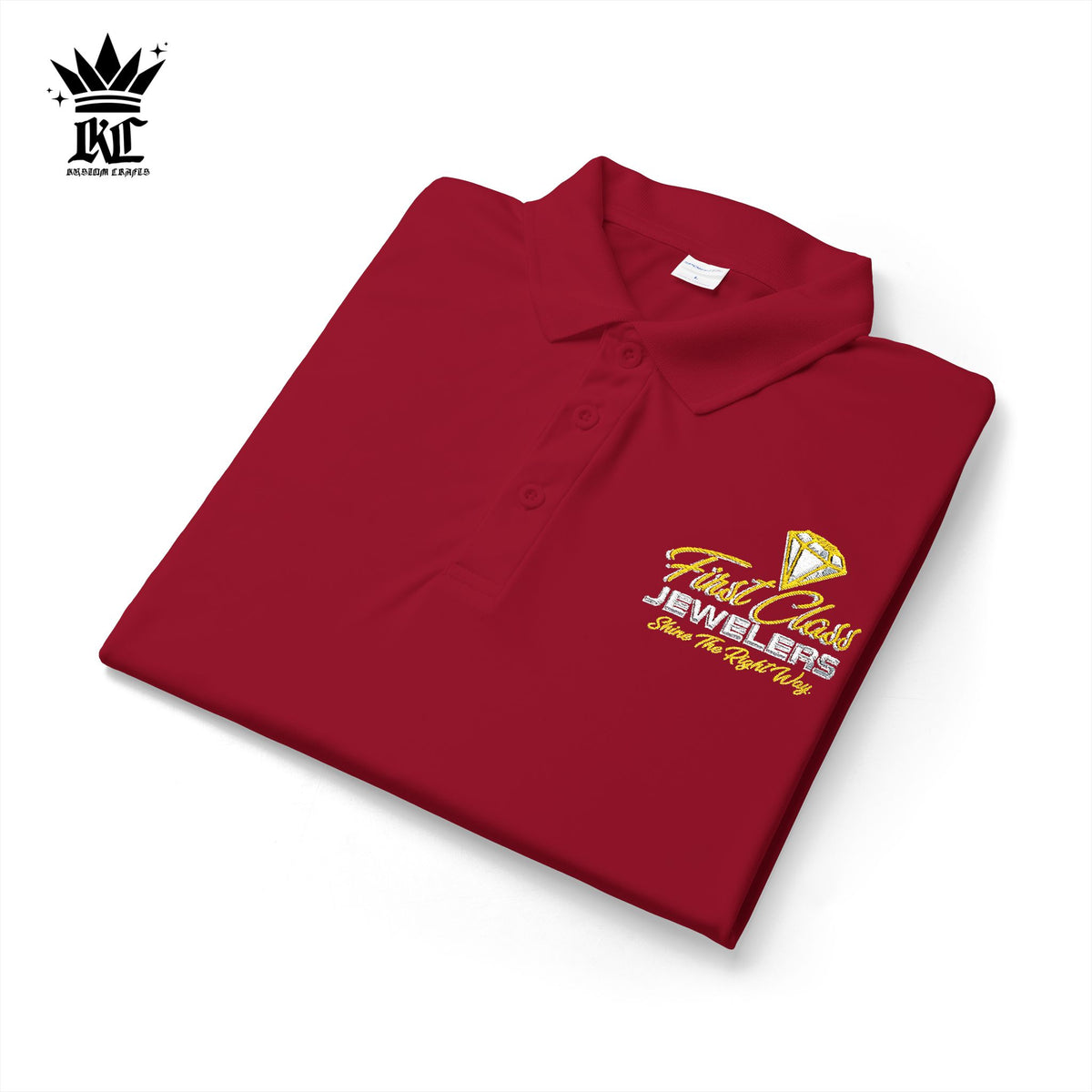 Embroidered First Class Logo