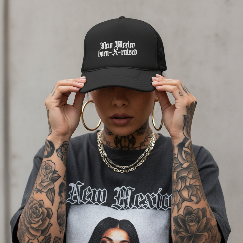 New Mexico Born & Raised Trucker Cap