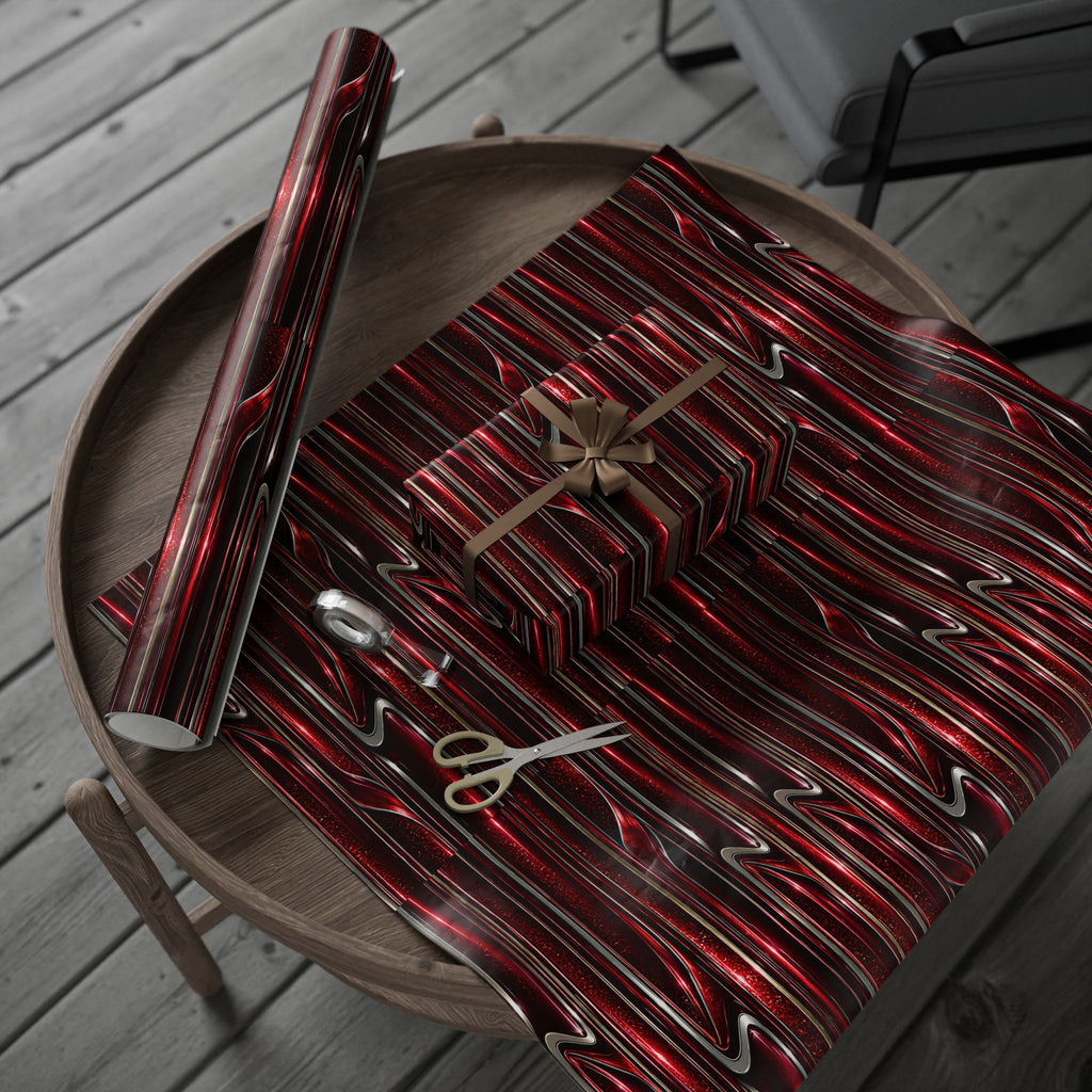 Candy Paint Red Wrapping Paper